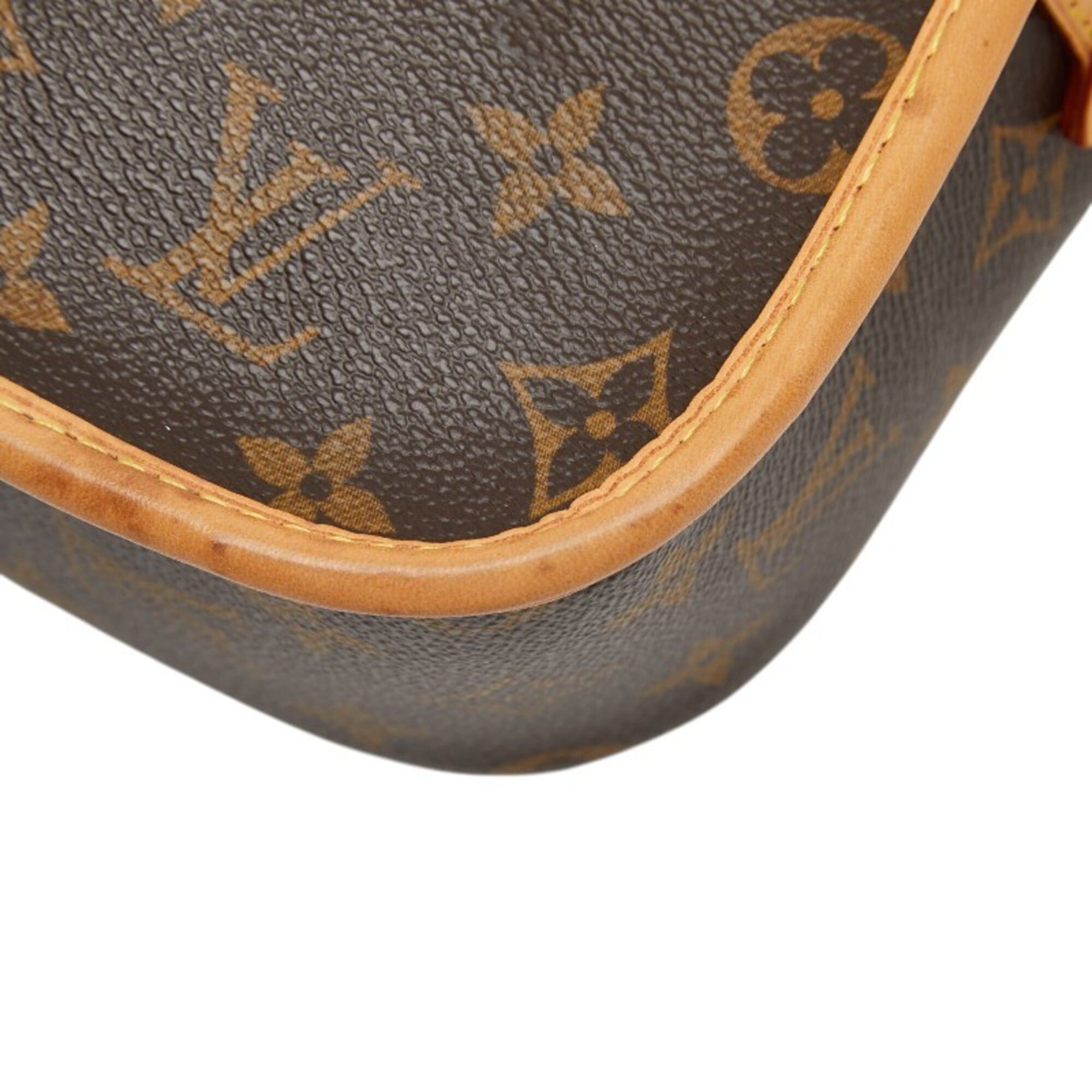 Louis Vuitton Louis Vuitton Monogram Sologne Shoulder Bag M42250 Brown Leather Women's LOUIS VUITTON Size ONE SIZE - 6 Thumbnail