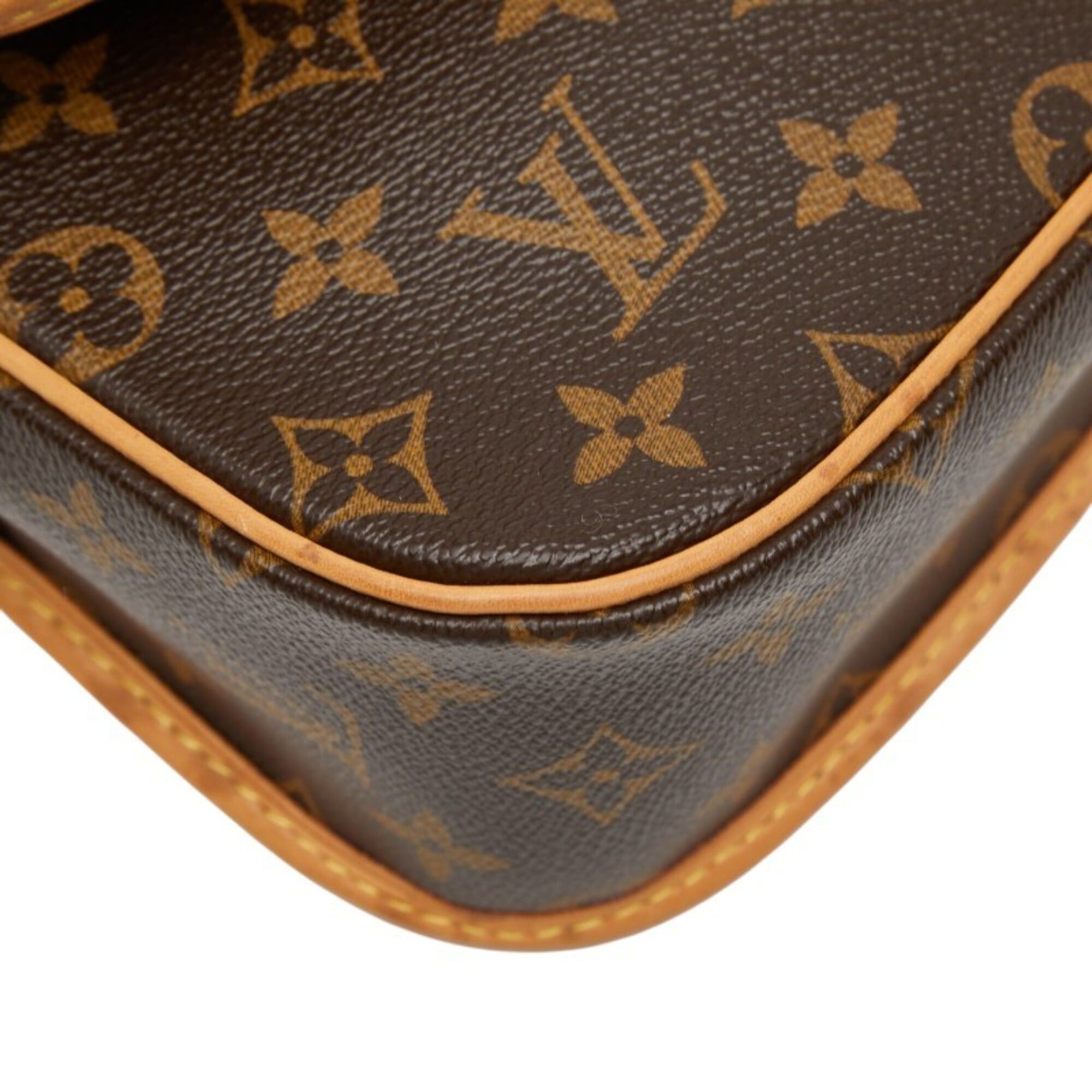 Louis Vuitton Louis Vuitton Monogram Sologne Shoulder Bag M42250 Brown Leather Women's LOUIS VUITTON Size ONE SIZE - 5 Thumbnail