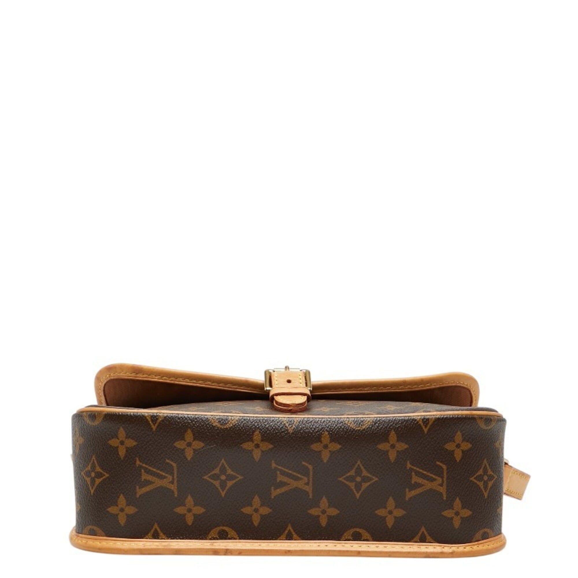 Louis Vuitton Louis Vuitton Monogram Sologne Shoulder Bag M42250 Brown Leather Women's LOUIS VUITTON Size ONE SIZE - 3 Thumbnail