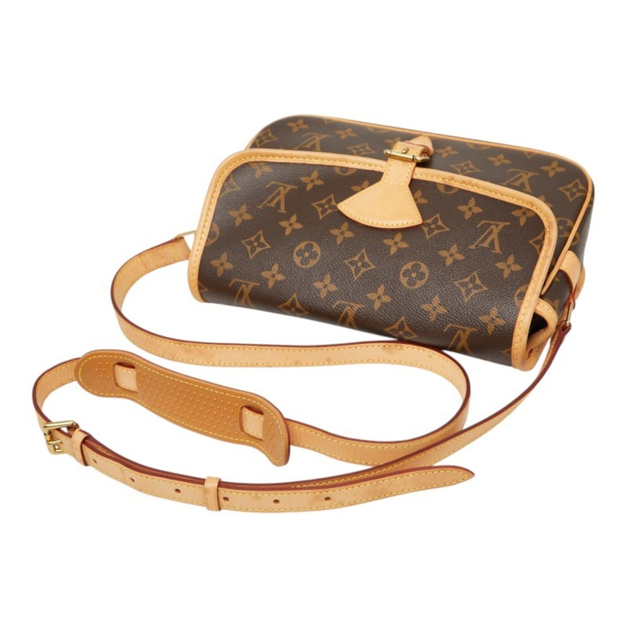 Louis Vuitton Louis Vuitton Monogram Sologne Shoulder Bag M42250 Brown Leather Women's LOUIS VUITTON Size ONE SIZE - 10 Thumbnail