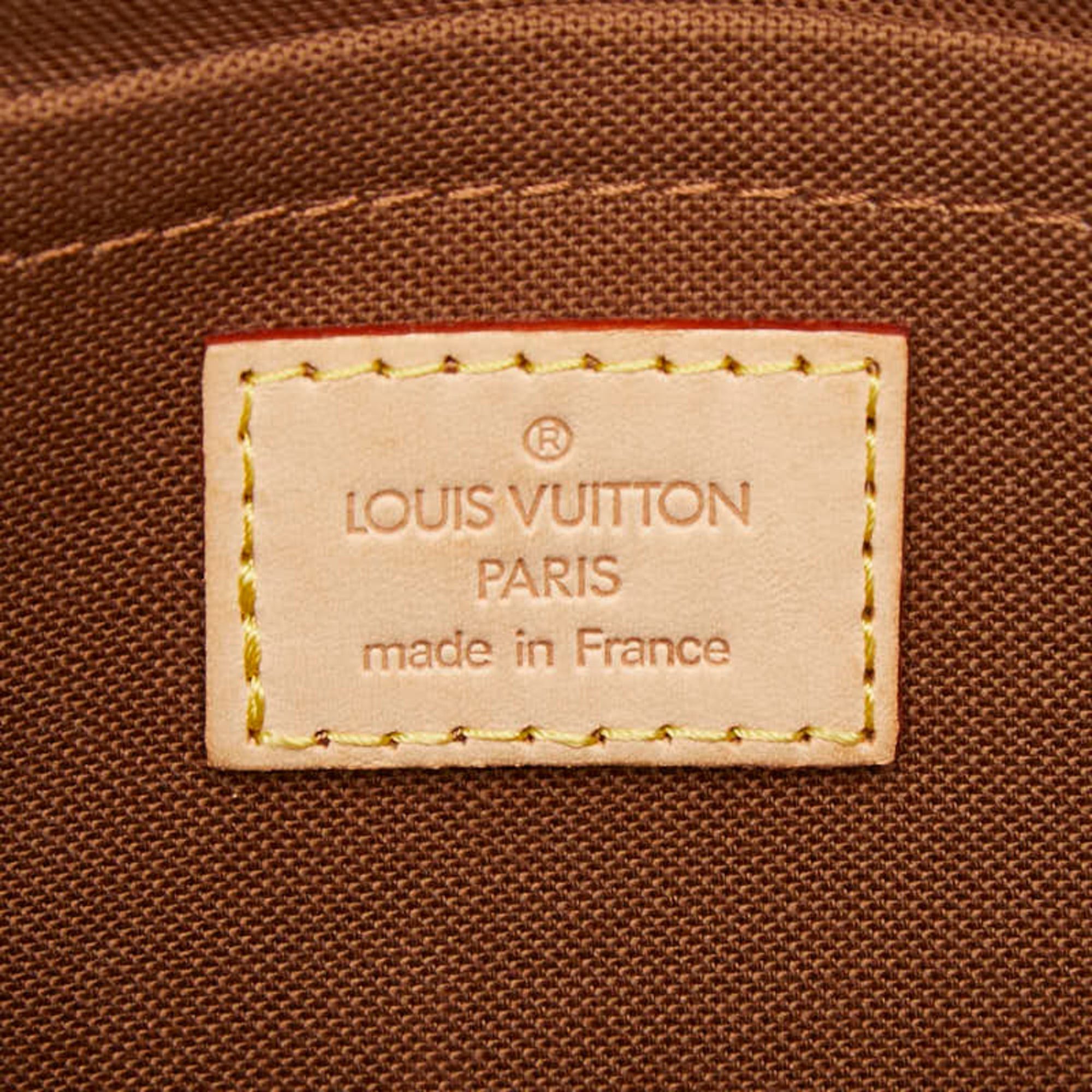 Louis Vuitton Louis Vuitton Monogram Sologne Shoulder Bag M42250 Brown Leather Women's LOUIS VUITTON Size ONE SIZE - 12 Thumbnail