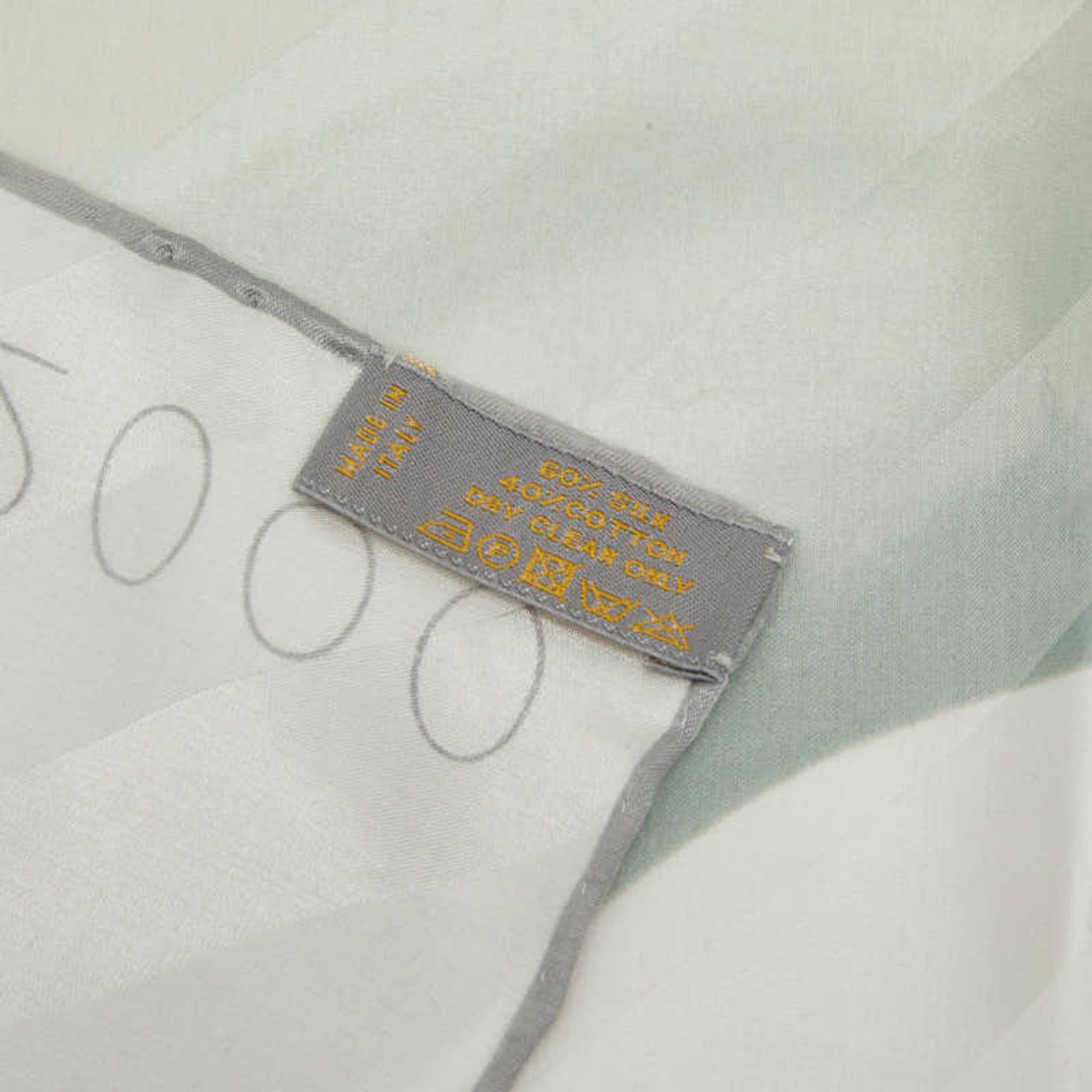 Louis Vuitton Louis Vuitton Cup 2000 Scarf/Muffler, White/Silver, Silk/Cotton, Women's. Size ONE SIZE - 4 Thumbnail