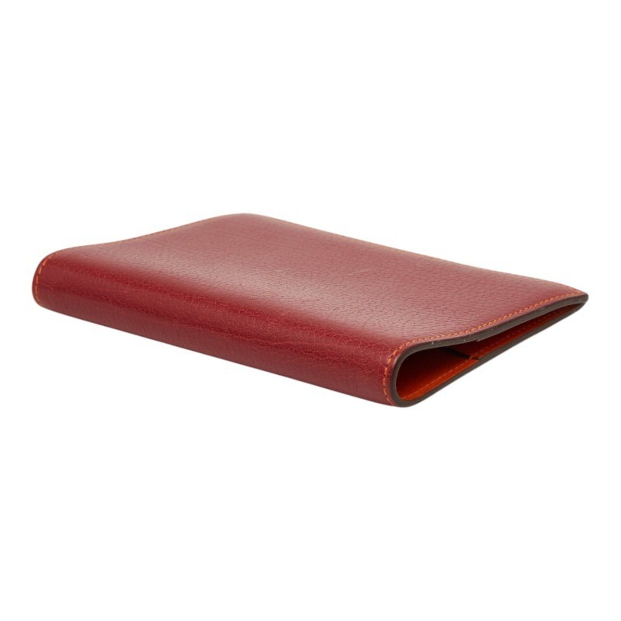 Hermes Hermes Agenda GM Notebook Cover, Red Leather, Women's Size ONE SIZE - 5 Thumbnail