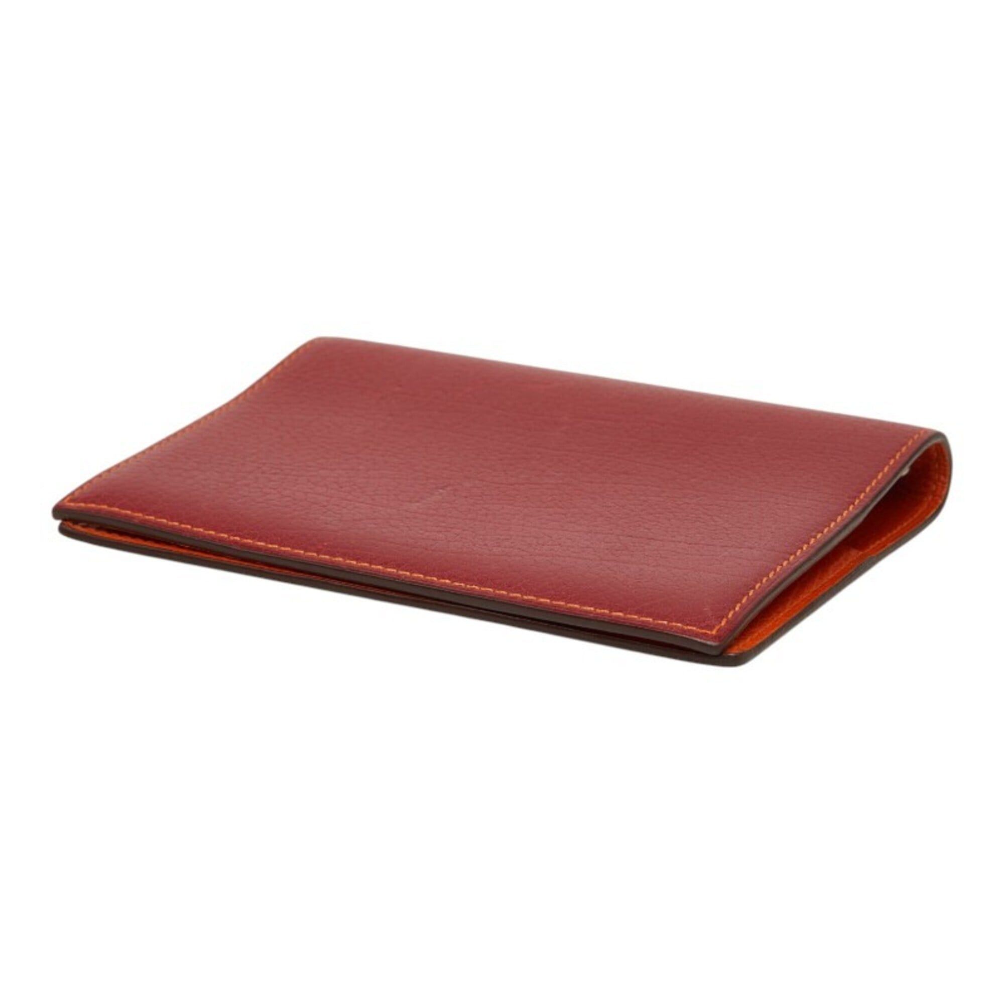 Hermes Hermes Agenda GM Notebook Cover, Red Leather, Women's Size ONE SIZE - 4 Thumbnail
