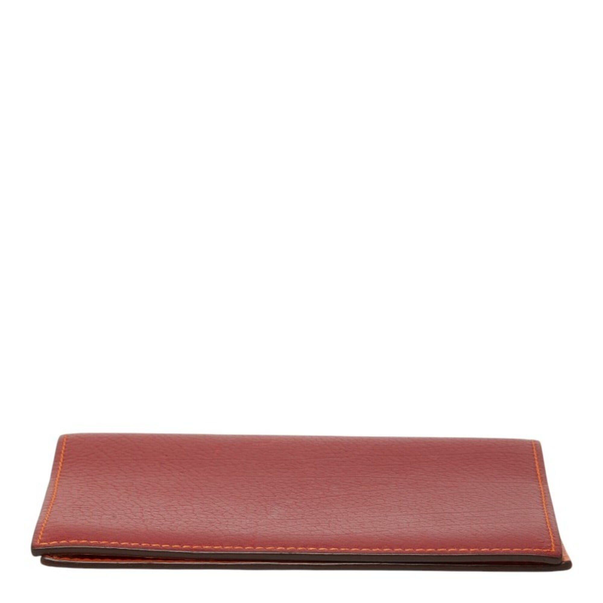 Hermes Hermes Agenda GM Notebook Cover, Red Leather, Women's Size ONE SIZE - 3 Thumbnail