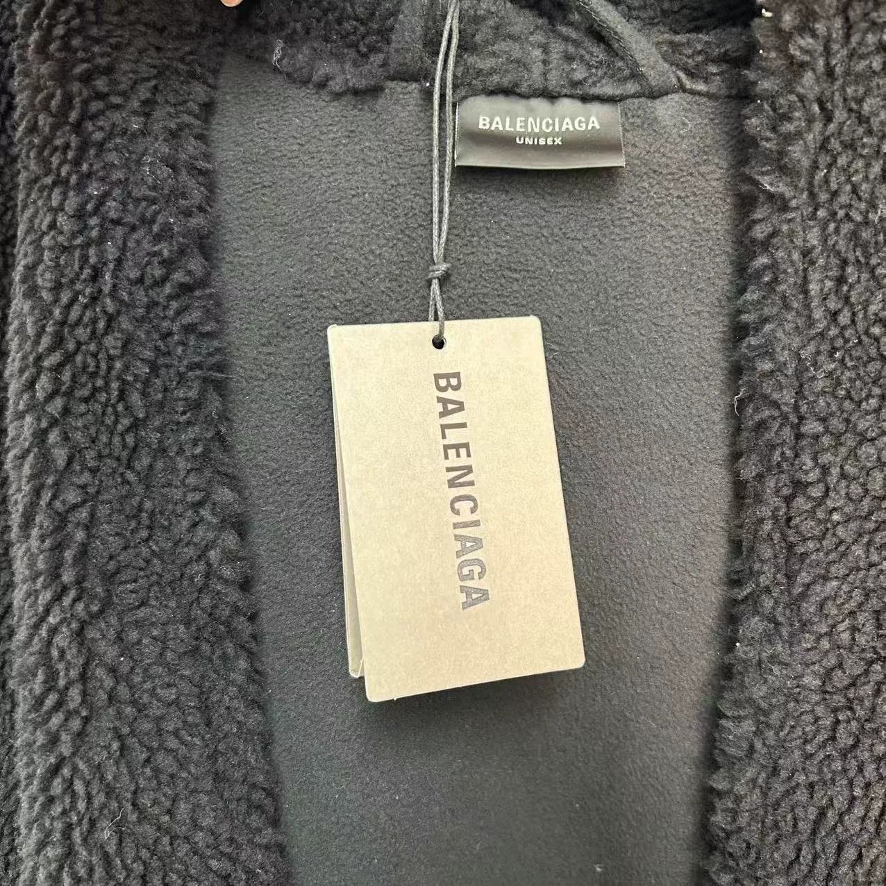 Balenciaga Balenciaga Fleece Zip-up Hoodie Size L Size US L / EU 52-54 / 3 - 4 Thumbnail