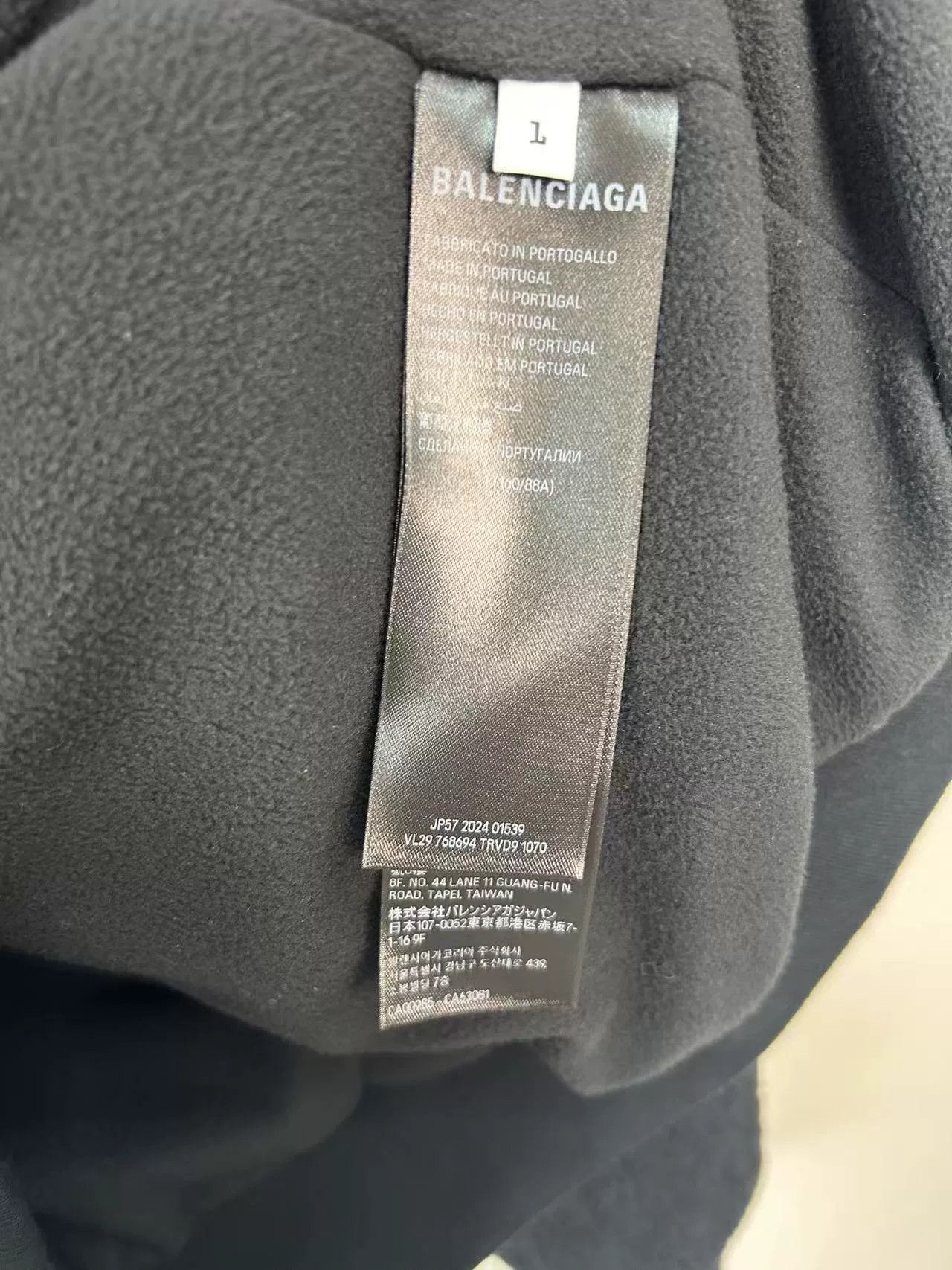 Balenciaga Balenciaga Fleece Zip-up Hoodie Size L Size US L / EU 52-54 / 3 - 5 Thumbnail