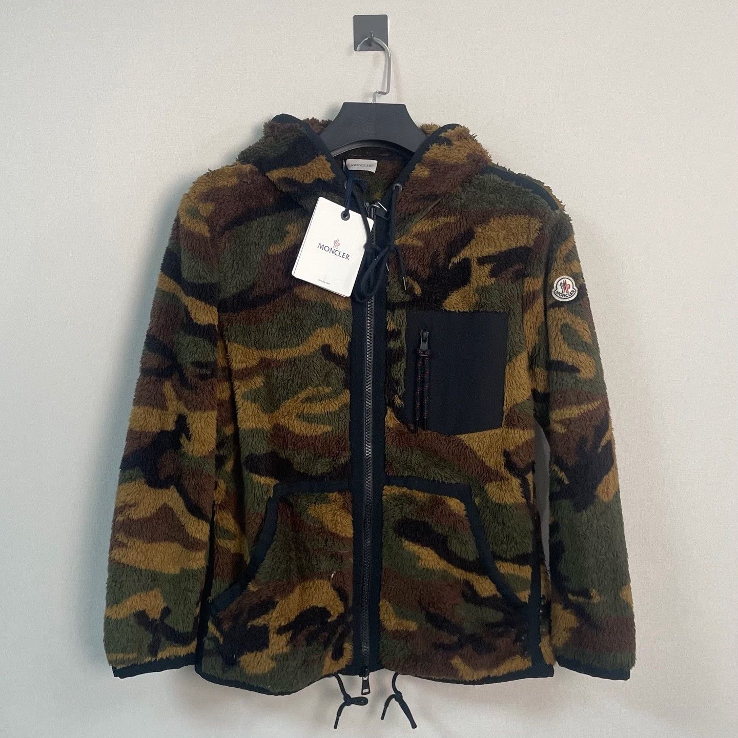 Moncler Moncler Camo Fleece Jacket Size XL Size US XL / EU 56 / 4 - 2 Thumbnail