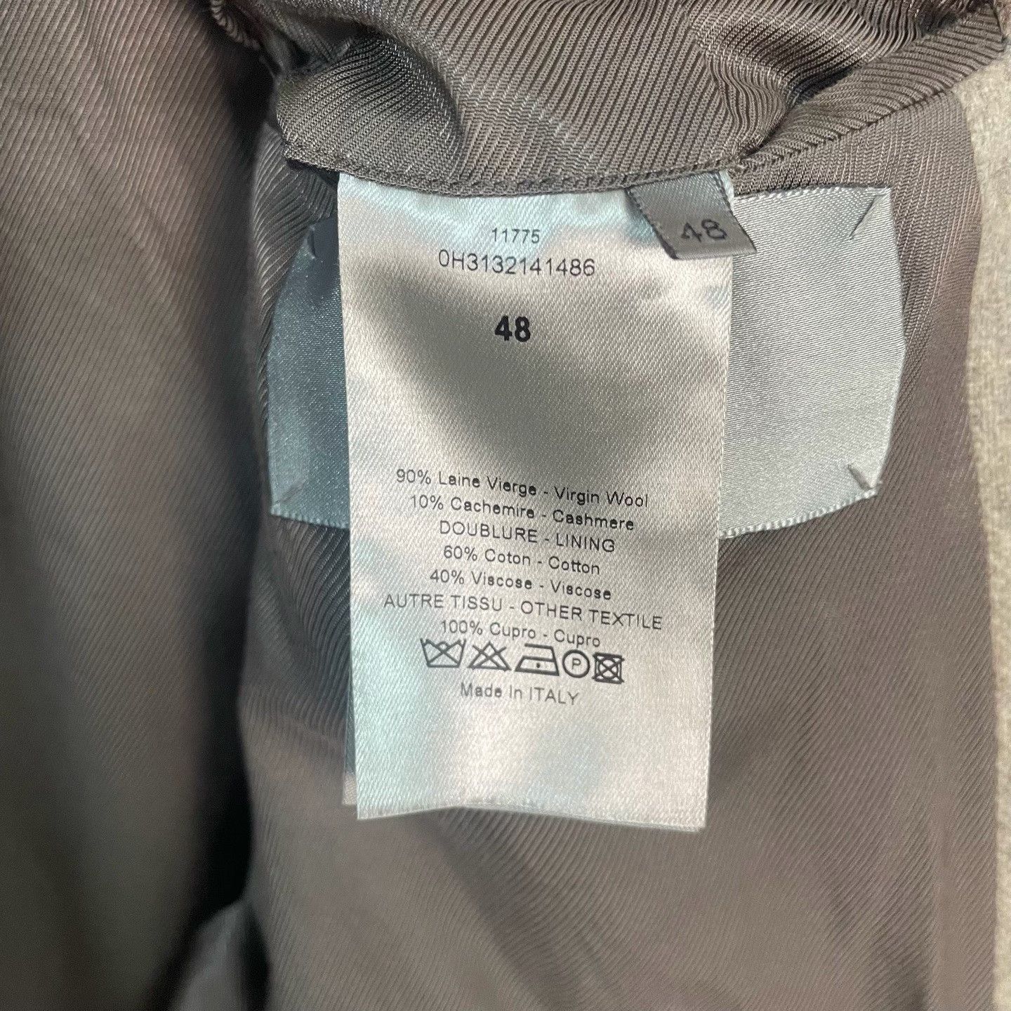 Dior Dior Wool Cashmere Overcoat Size 48 Size US M / EU 48-50 / 2 - 5 Thumbnail