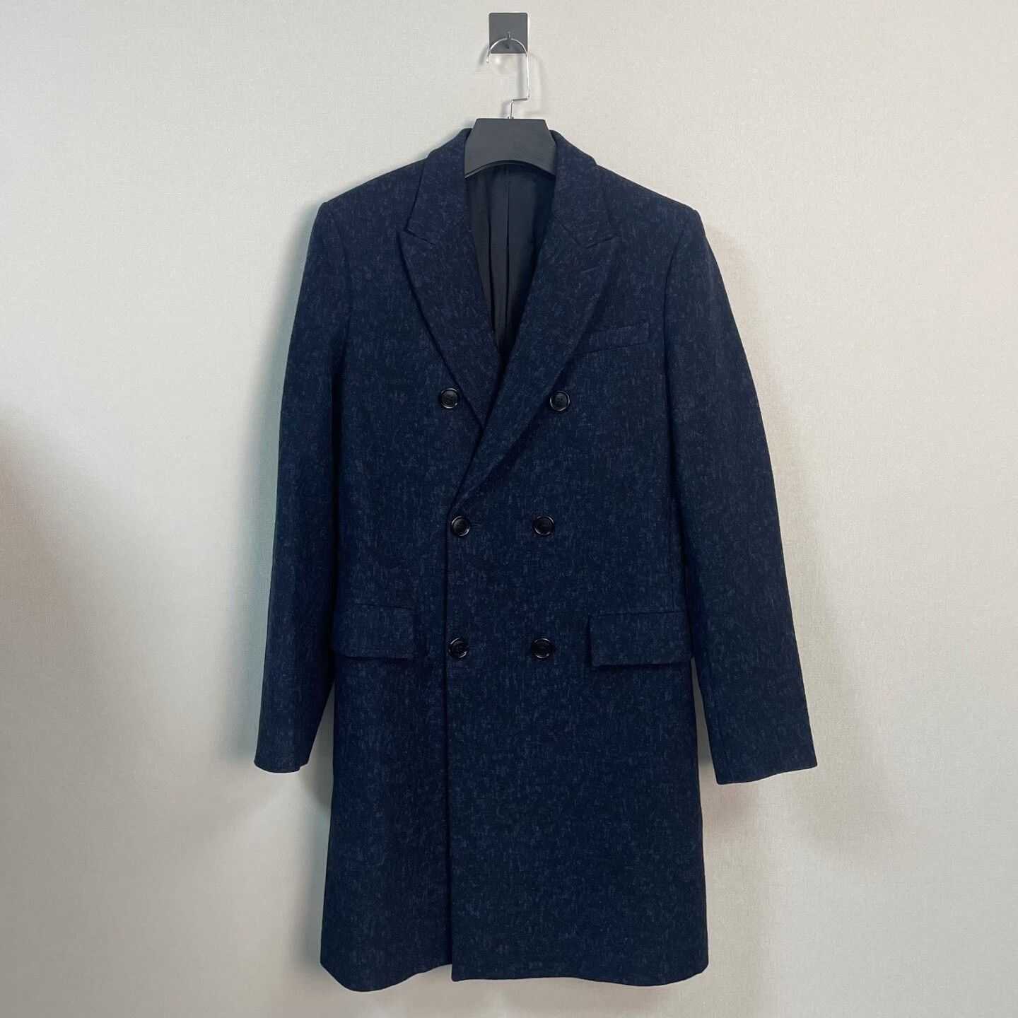 Dior Dior Navy Tweed Double Breasted Coat Size S Size US S / EU 44-46 / 1 - 2 Thumbnail