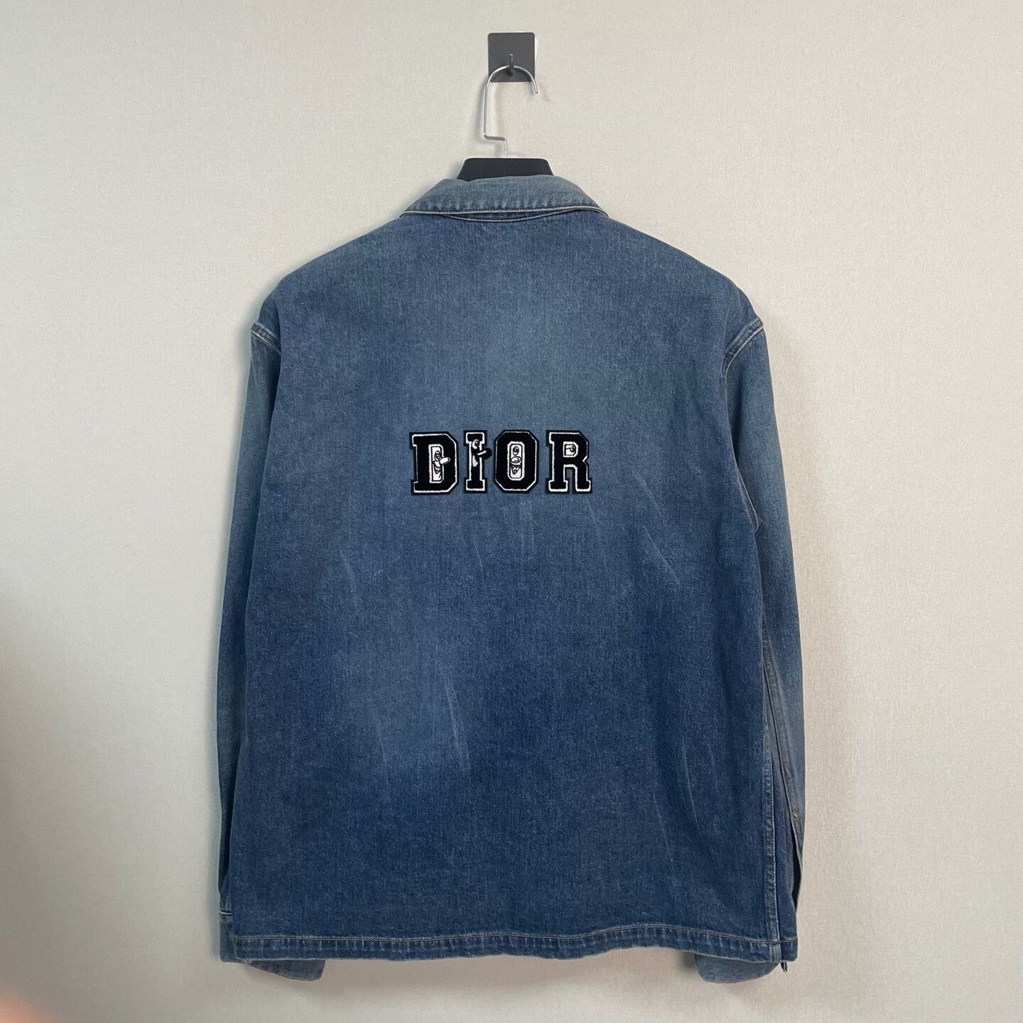 Dior Dior x Kenny Scharf Logo Denim Jacket Size 50 Size US M / EU 48-50 / 2 - 3 Thumbnail