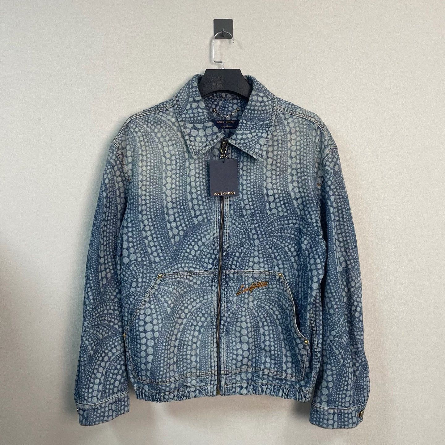 Louis Vuitton Louis Vuitton x Yayoi Kusama Dot Denim Jacket Size 54 Size US L / EU 52-54 / 3 - 2 Thumbnail