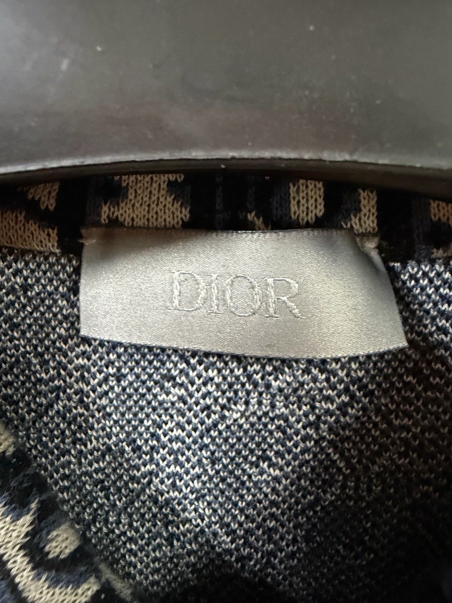 Dior Dior Oblique Knit Button Up Shirt Size M Size US M / EU 48-50 / 2 - 4 Thumbnail