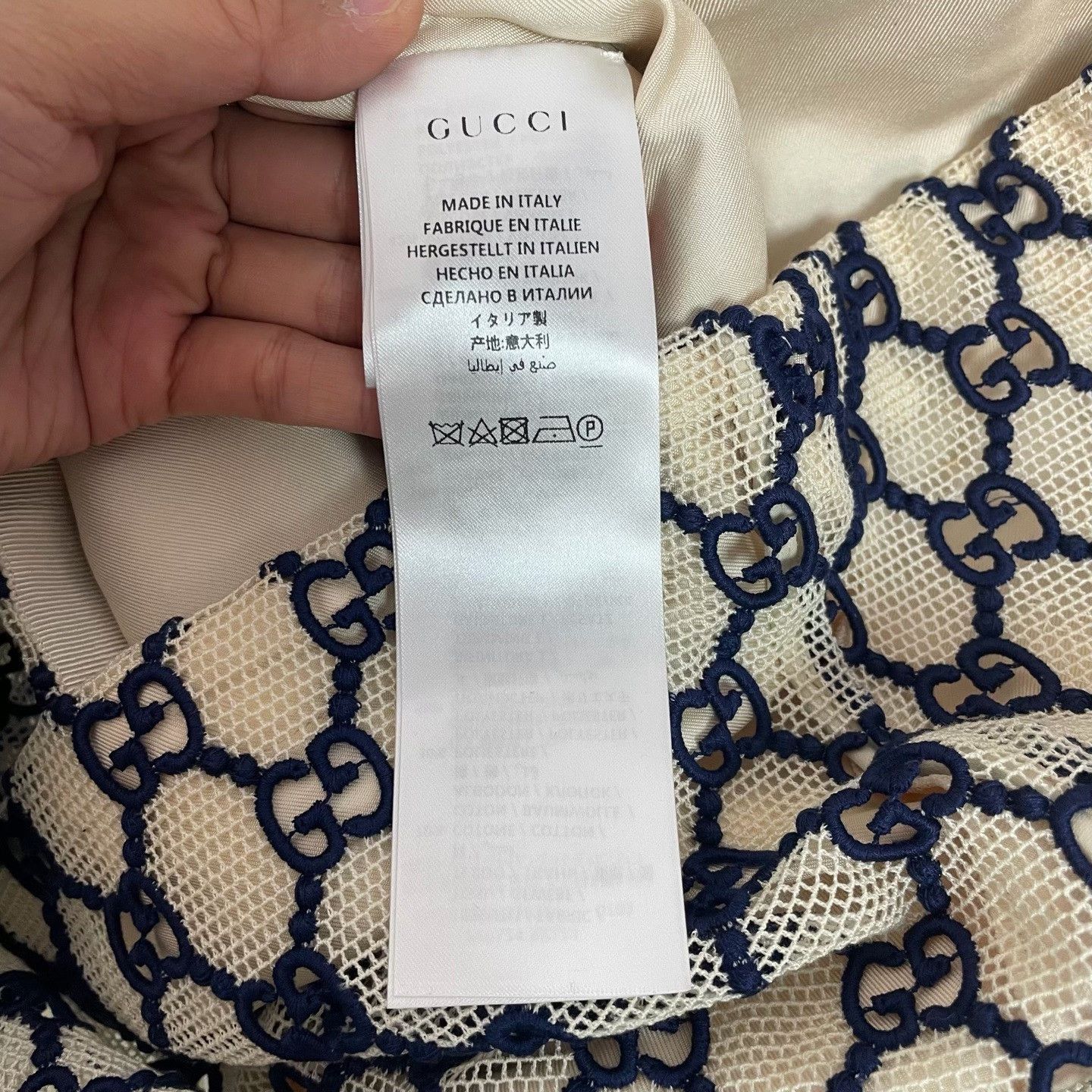 Gucci Gucci GG Monogram Lace Mini Dress Size 42 Size M / US 6-8 / IT 42-44 - 5 Thumbnail
