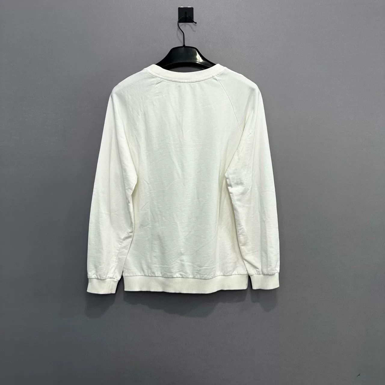 Balmain Balmain Logo Cotton Sweatshirt White Size XS / US 0-2 / IT 36-38 - 3 Thumbnail