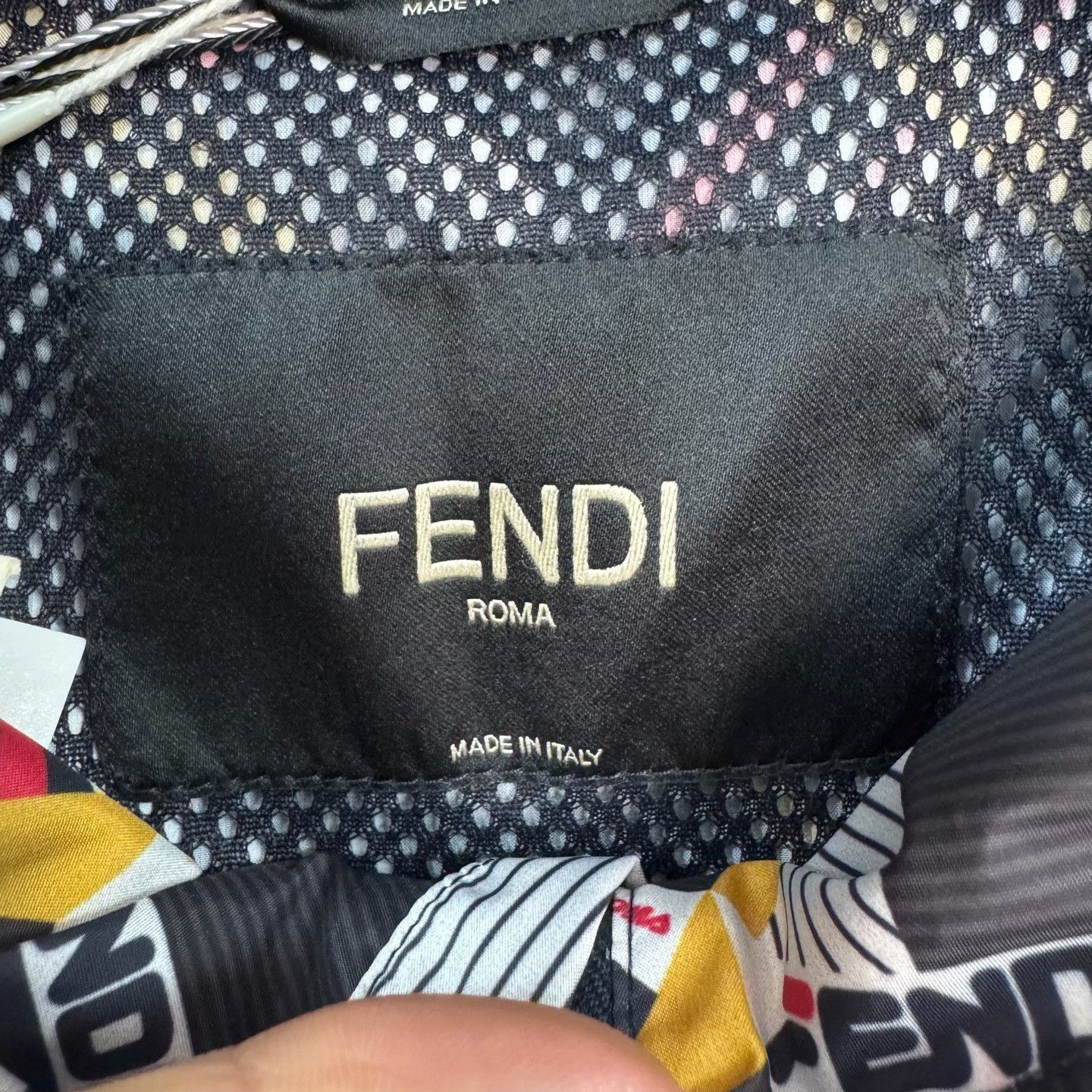 Fendi Fendi Logo Print Hooded Jacket Size M Size US M / EU 48-50 / 2 - 4 Thumbnail