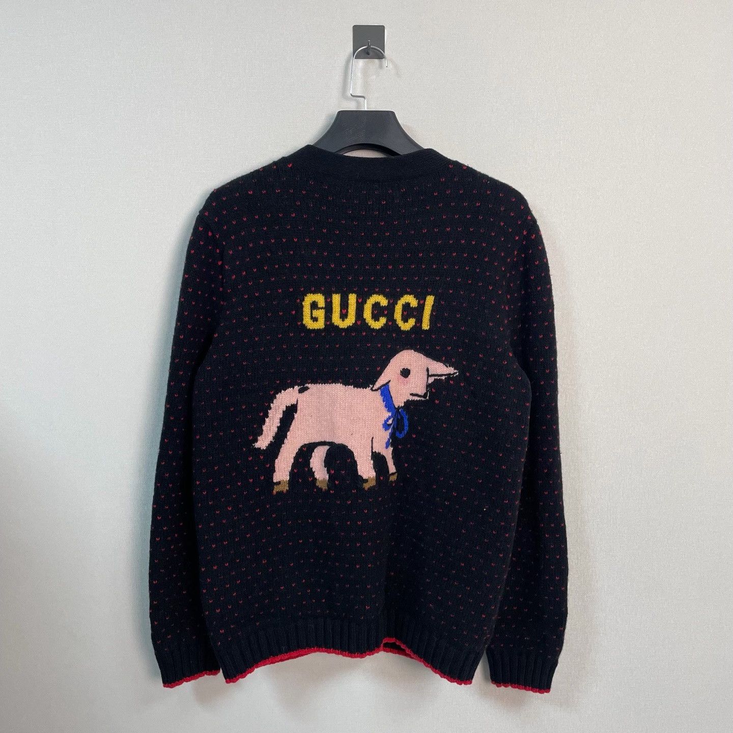 Gucci Gucci Sheep Motif Cardigan Size L Size US L / EU 52-54 / 3 - 3 Thumbnail