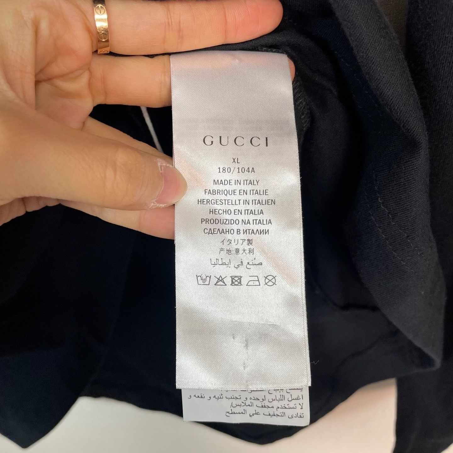 Gucci Gucci Dragon Print Long Sleeve Tee Size XL Size US XL / EU 56 / 4 - 5 Thumbnail
