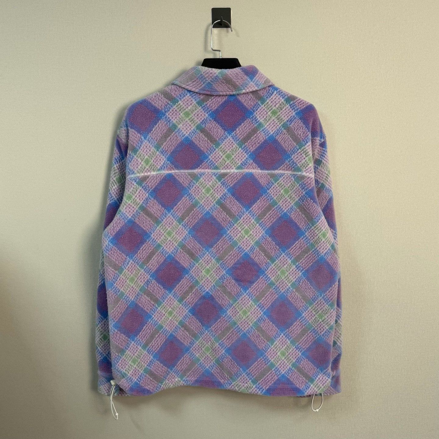 Dior Dior x ERL Plaid Fleece Half-Zip Jacket Size L Size US L / EU 52-54 / 3 - 3 Thumbnail