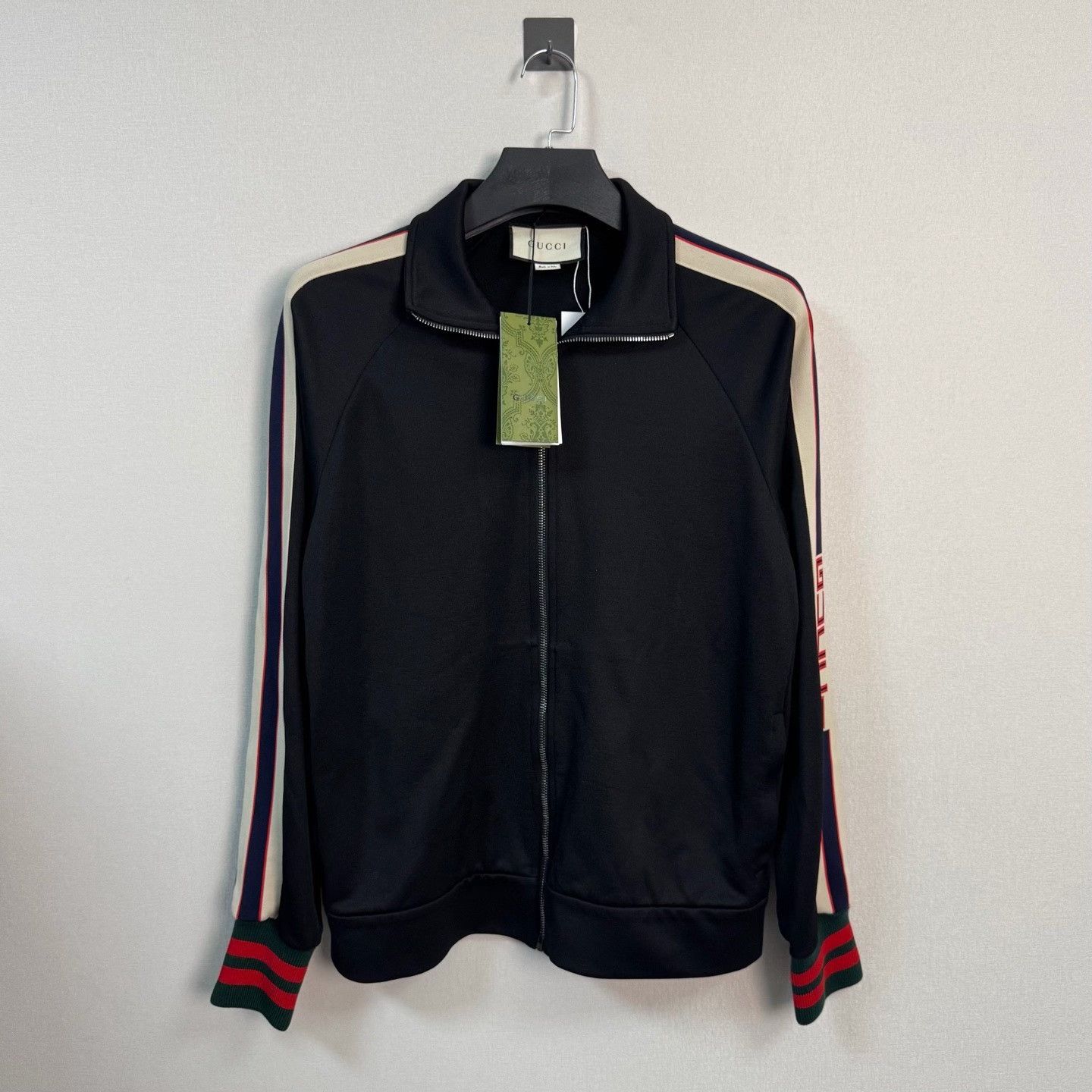 Gucci Gucci Classic Web Stripe Track Jacket Size S Size US S / EU 44-46 / 1 - 2 Thumbnail
