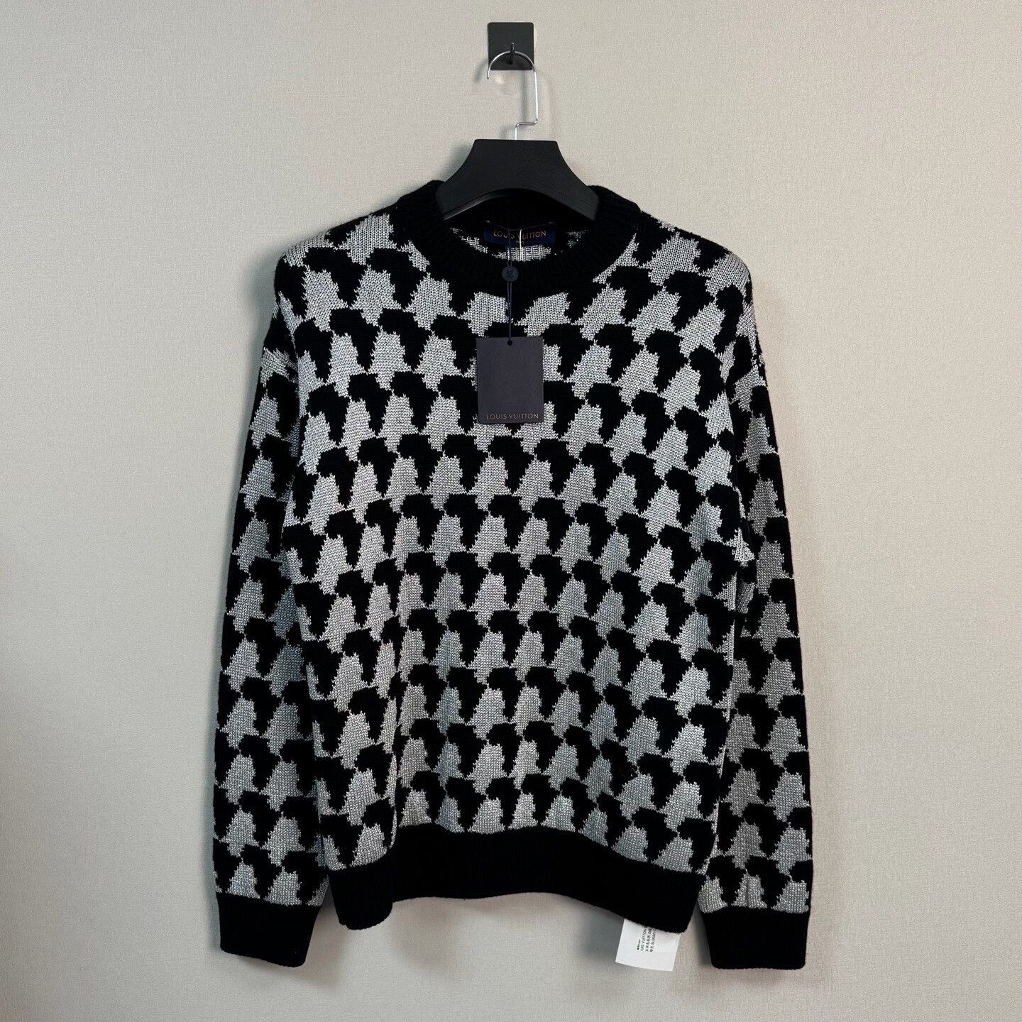 Louis Vuitton Louis Vuitton Jacquard Houndstooth Knit Sweater Size S Size US S / EU 44-46 / 1 - 2 Thumbnail