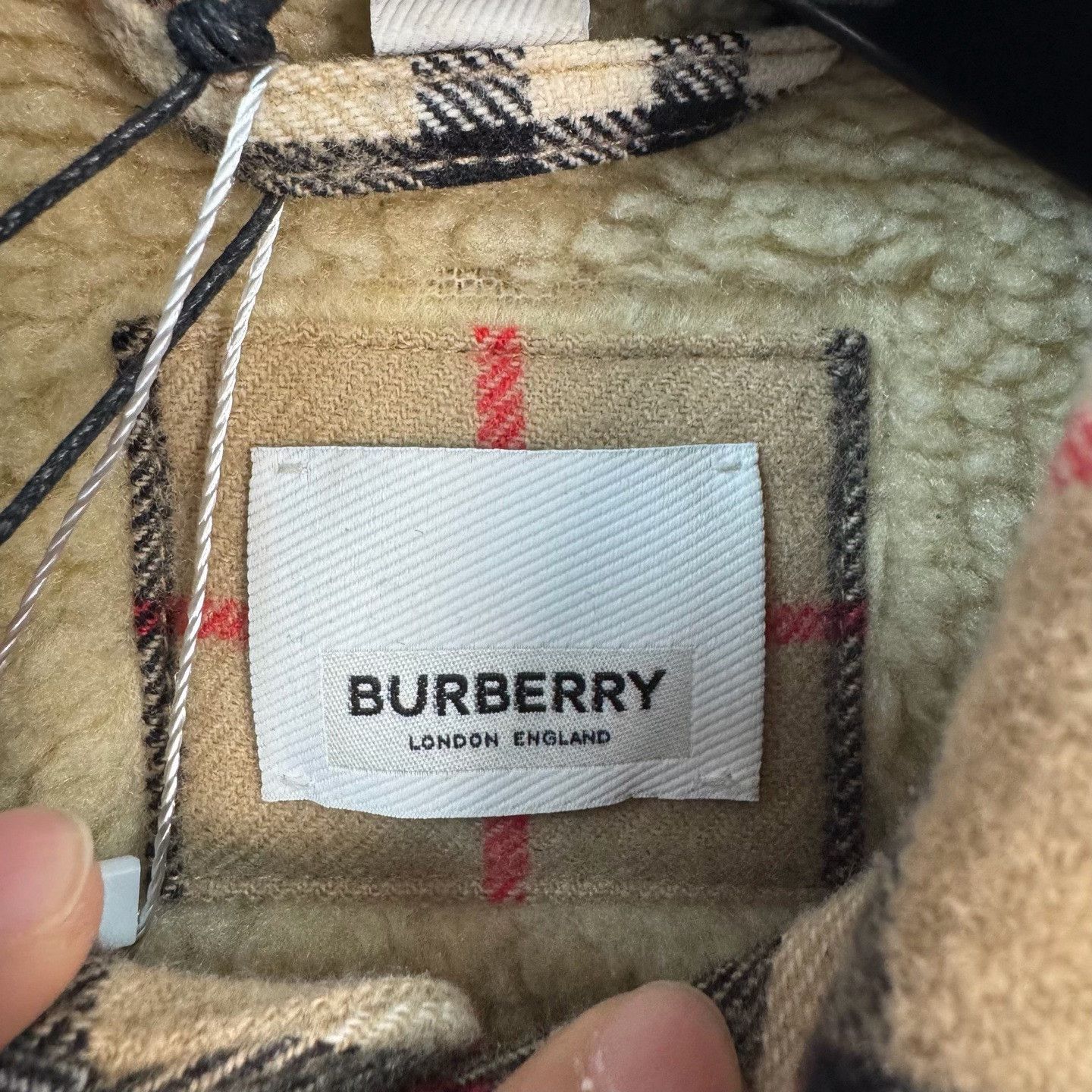 Burberry Burberry Classic Check Wool-Blend Jacket Size S Size US S / EU 44-46 / 1 - 4 Thumbnail