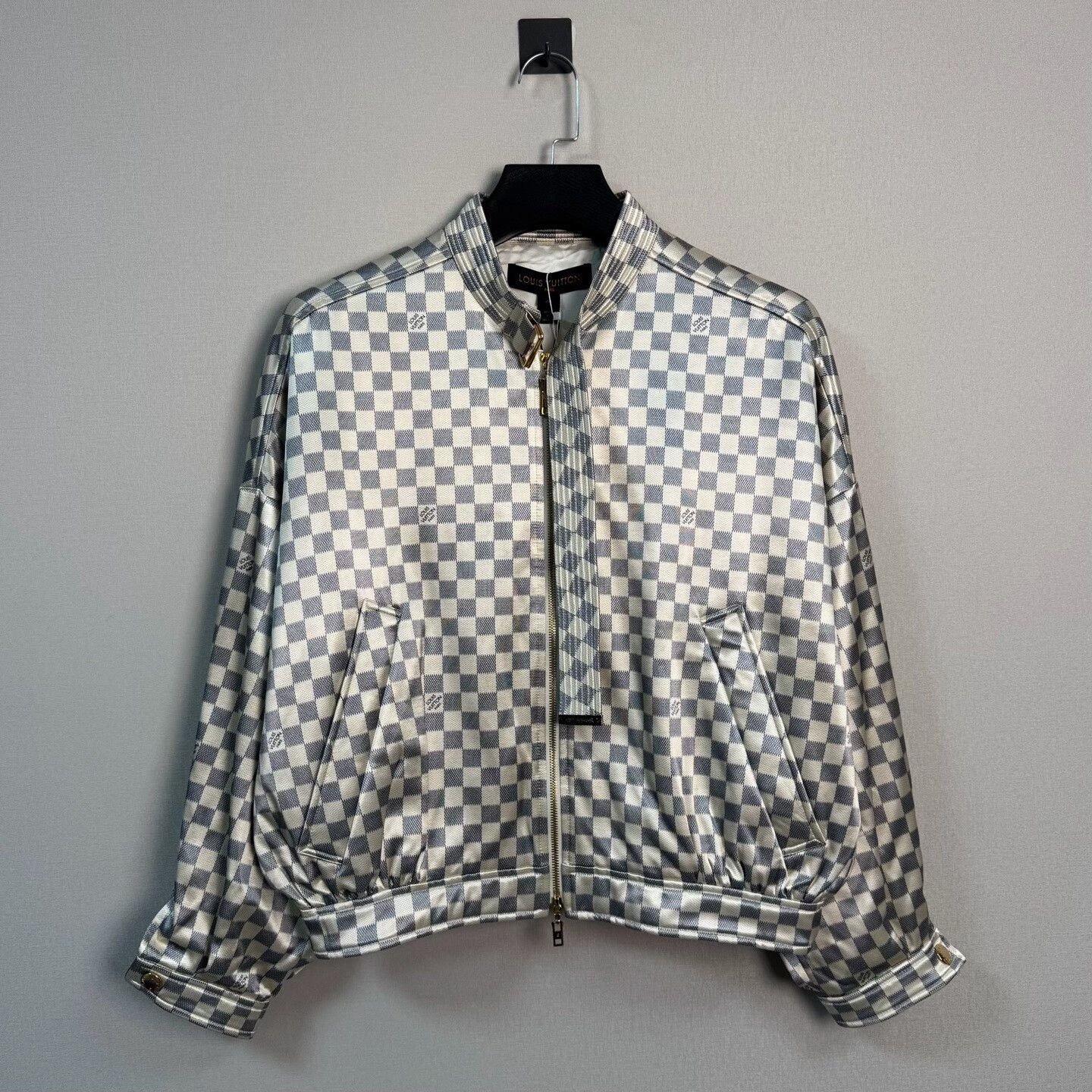 Louis Vuitton Louis Vuitton Damier Pattern Zip-Up Jacket Size 40 Size M / US 6-8 / IT 42-44 - 2 Thumbnail