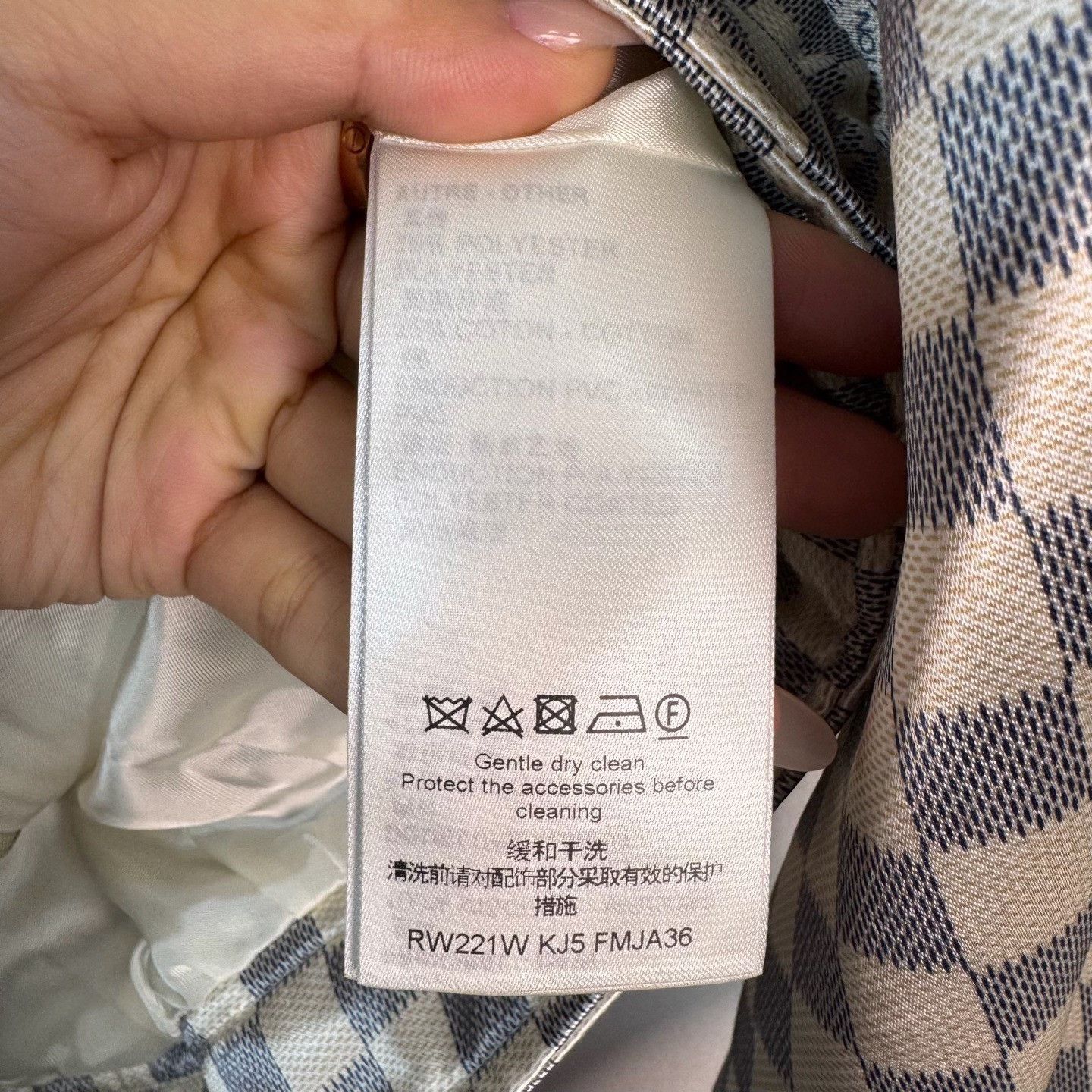 Louis Vuitton Louis Vuitton Damier Pattern Zip-Up Jacket Size 40 Size M / US 6-8 / IT 42-44 - 5 Thumbnail