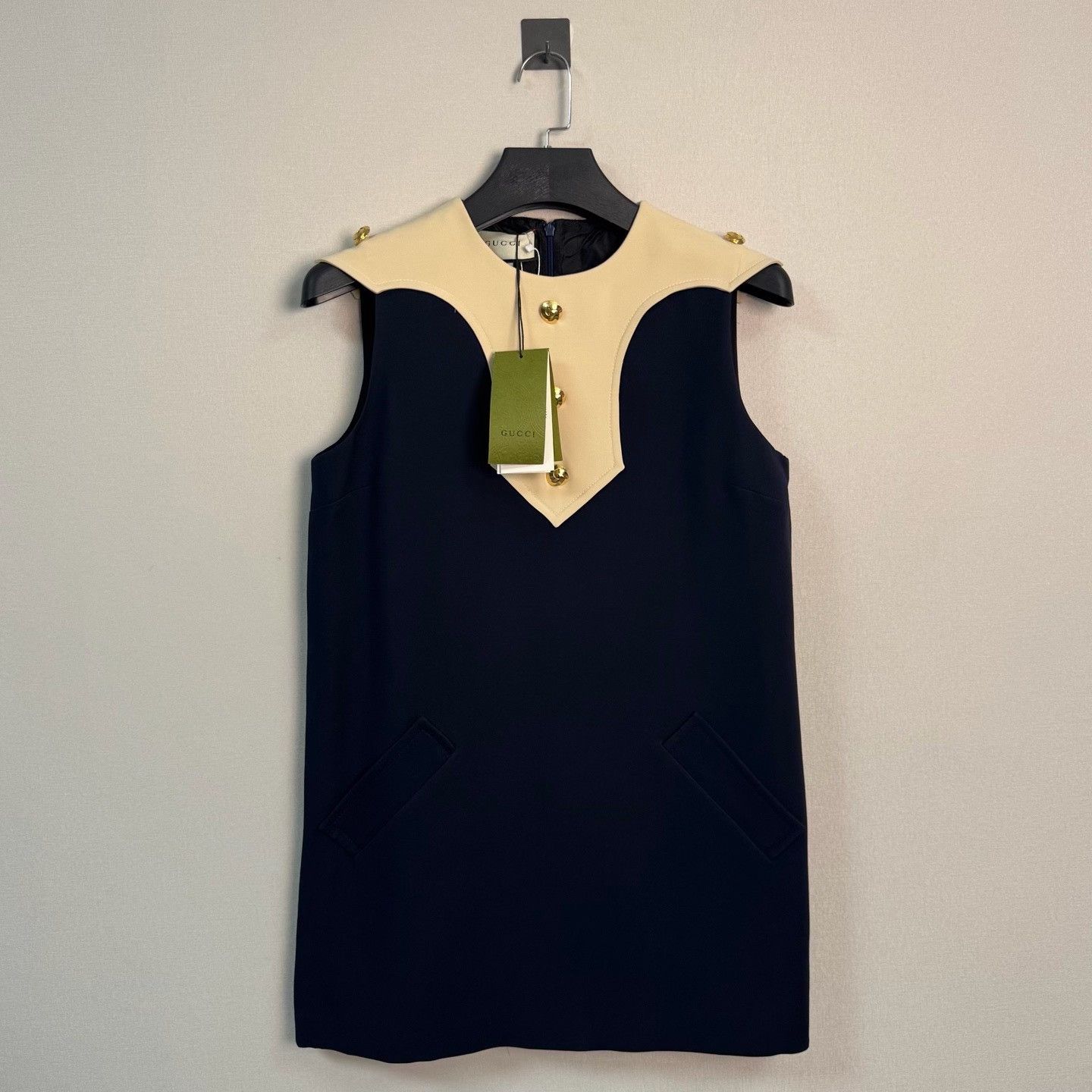 Gucci Gucci Two-Tone Sleeveless Dress Size 42 Size M / US 6-8 / IT 42-44 - 2 Thumbnail