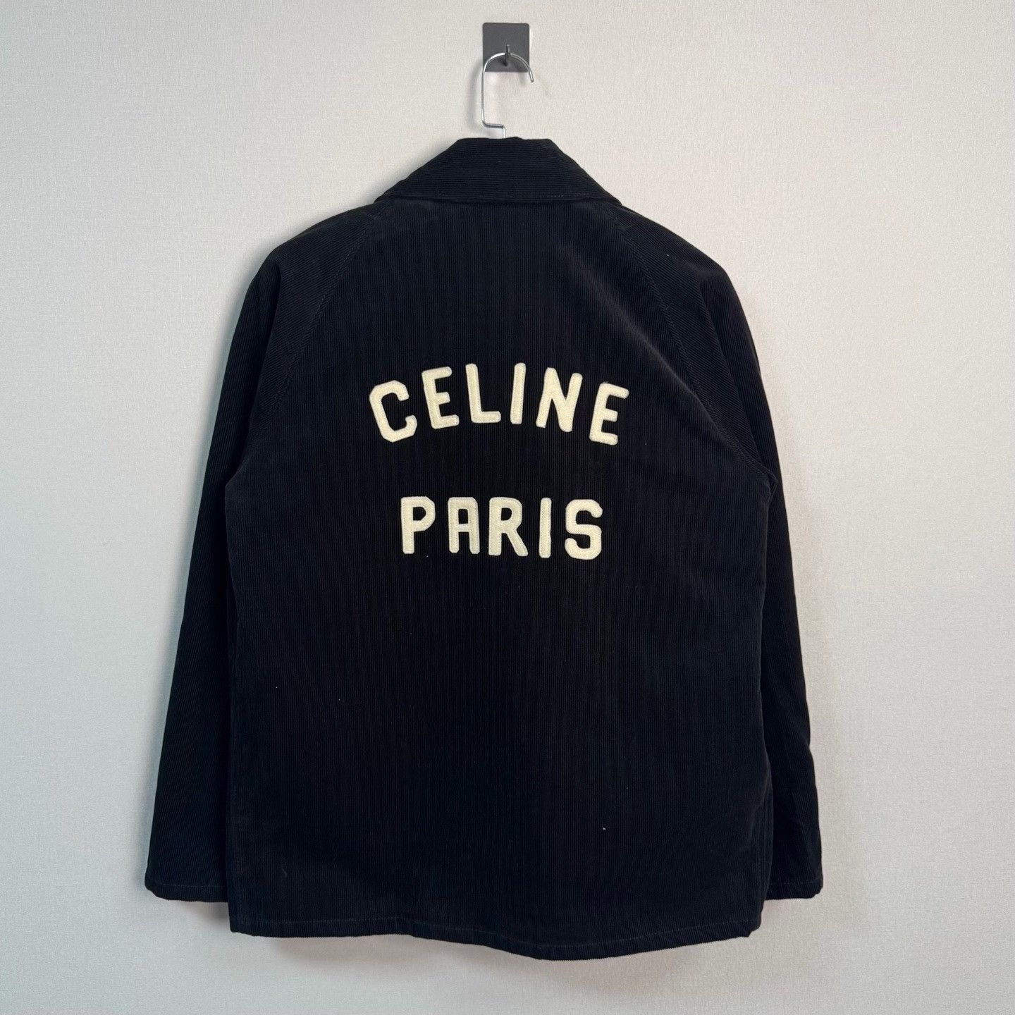 Celine Celine Logo Corduroy Jacket Size S Size US S / EU 44-46 / 1 - 3 Thumbnail