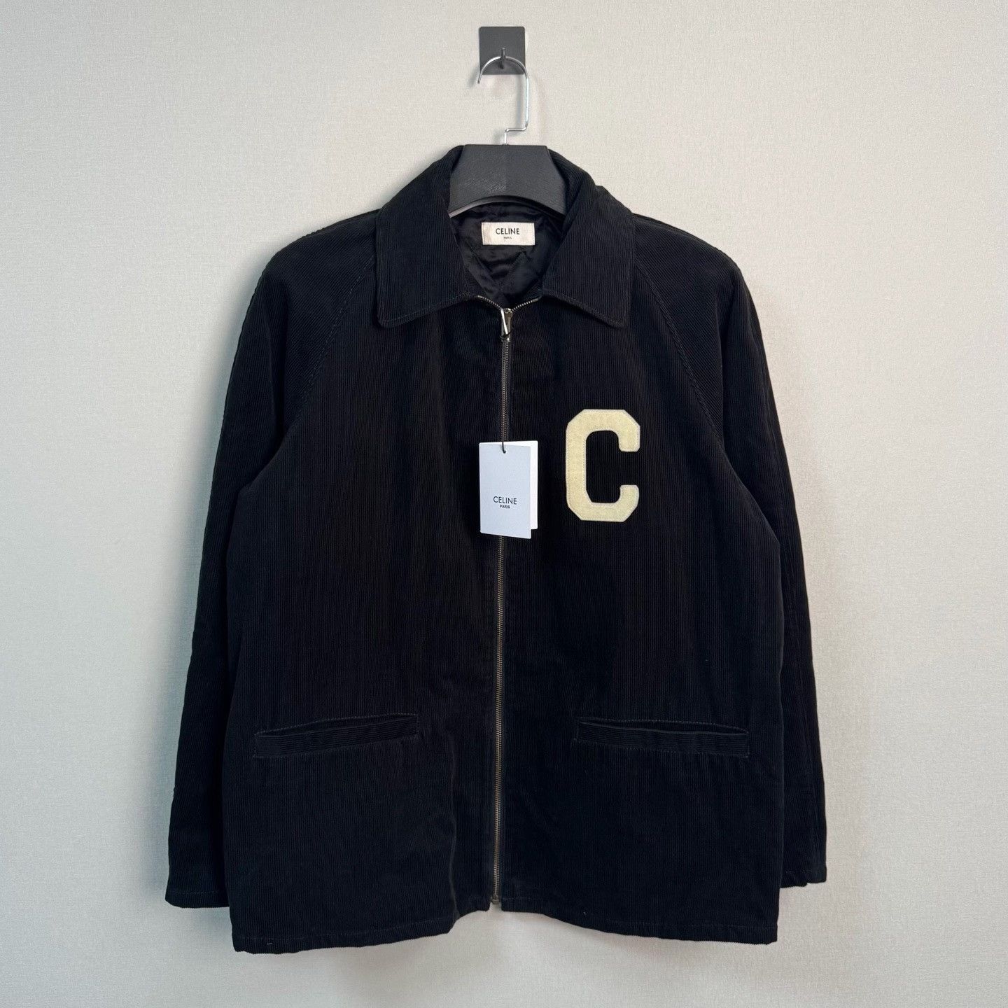Celine Celine Logo Corduroy Jacket Size S Size US S / EU 44-46 / 1 - 2 Thumbnail