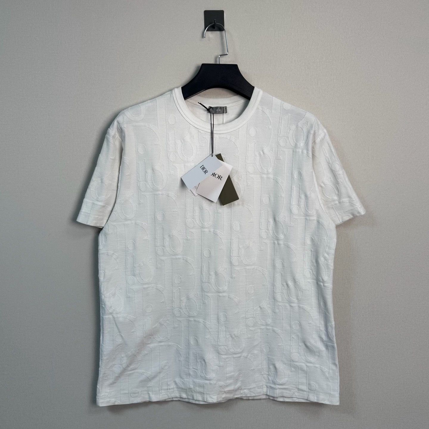 Dior Dior Embossed T-Shirt Size XL Size US XL / EU 56 / 4 - 2 Thumbnail