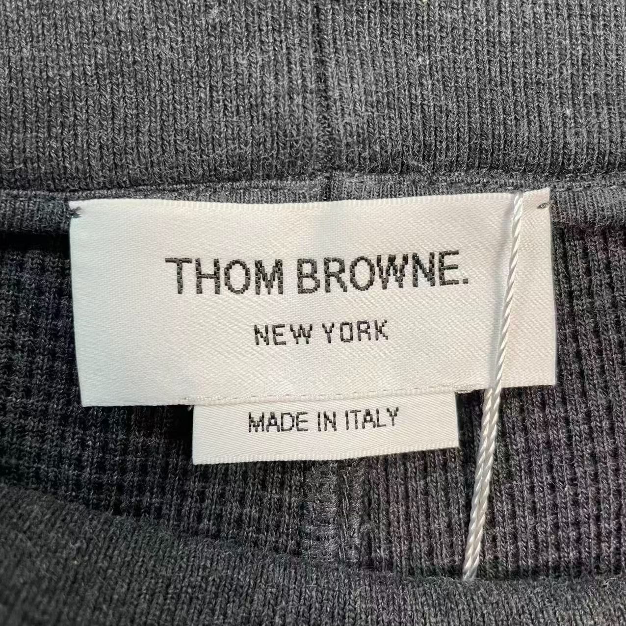 Thom Browne Thom Browne Waffle Knit 4-Bar Sweatpants Size 1 Size US 30 / EU 46 - 4 Thumbnail