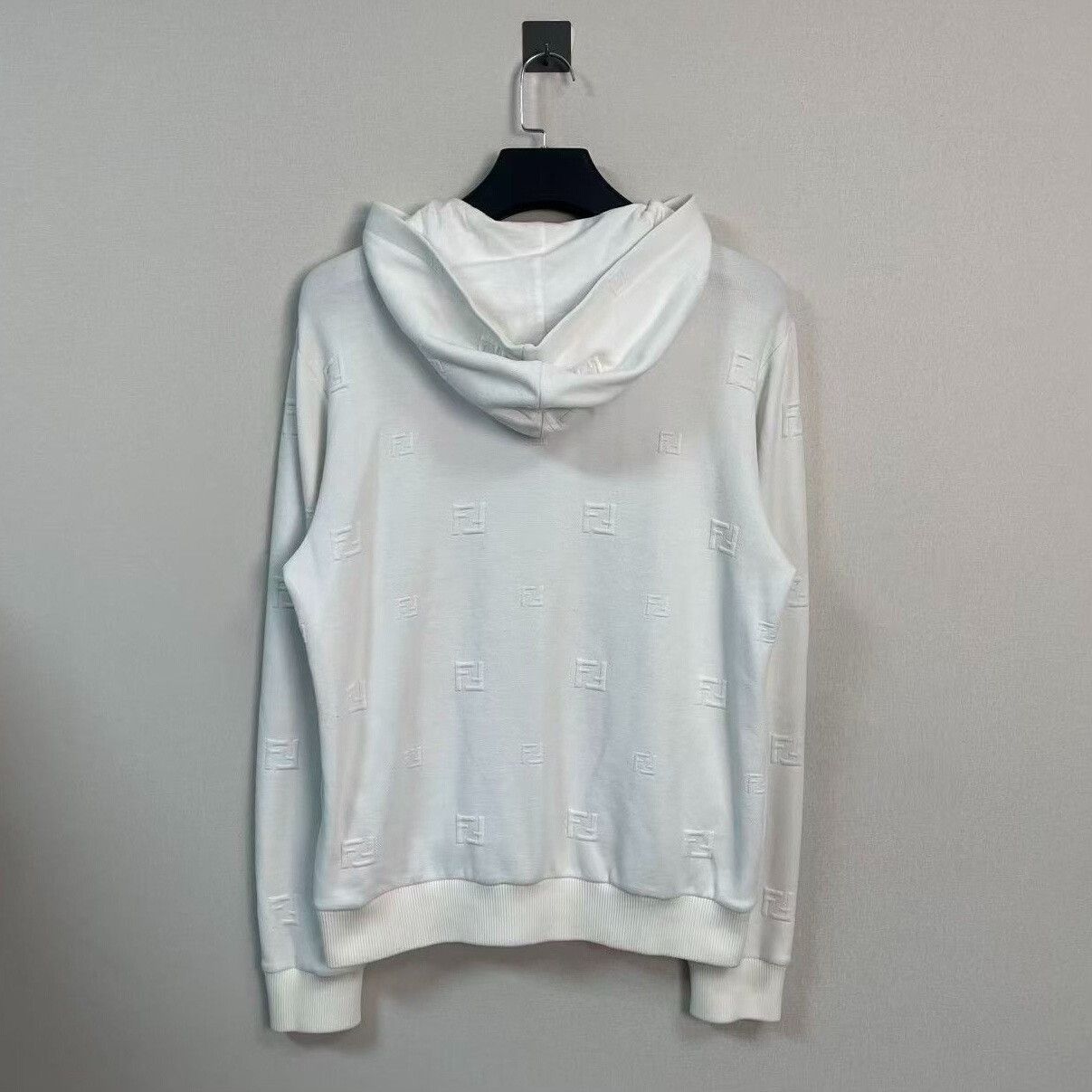 Fendi Fendi Embossed FF Logo Zip Hoodie Size M Size US M / EU 48-50 / 2 - 3 Thumbnail