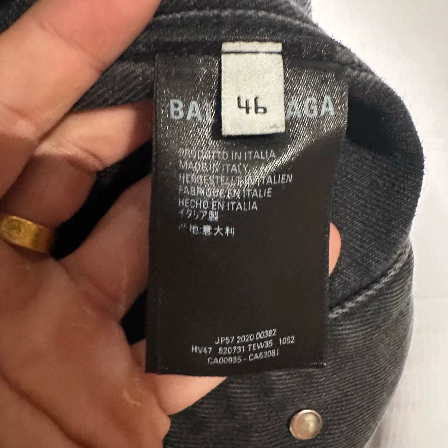 Balenciaga Balenciaga Speedhunters All Over Logo Denim Jacket Size 46 Size US S / EU 44-46 / 1 - 5 Thumbnail