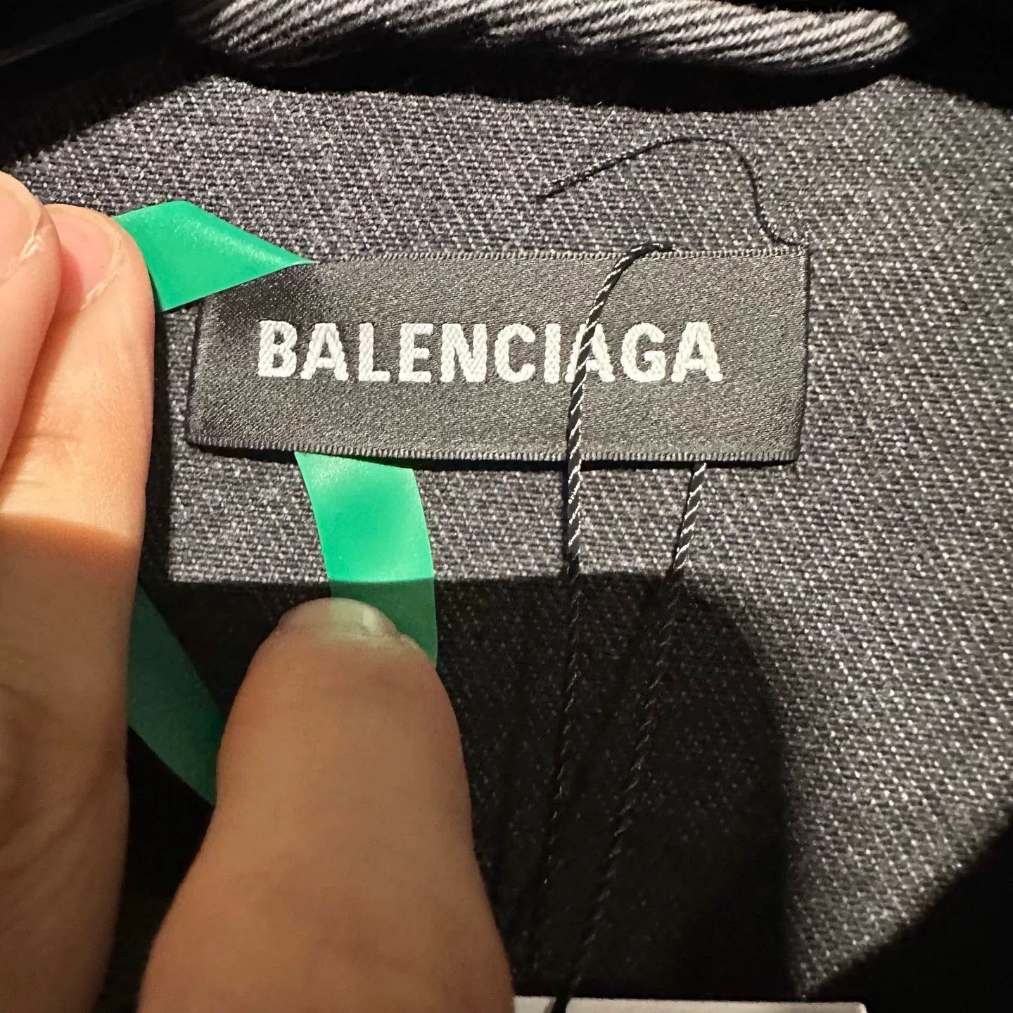 Balenciaga Balenciaga Speedhunters All Over Logo Denim Jacket Size 46 Size US S / EU 44-46 / 1 - 4 Thumbnail