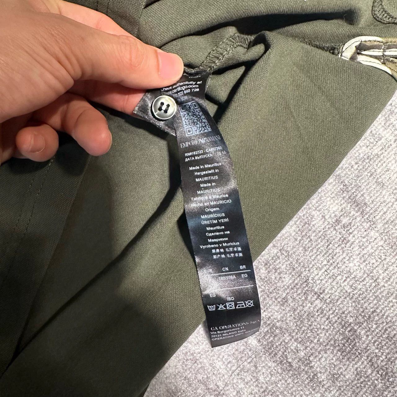 Emporio Armani Emporio Armani Green Polo Shirt Size XL Size US XL / EU 56 / 4 - 4 Thumbnail