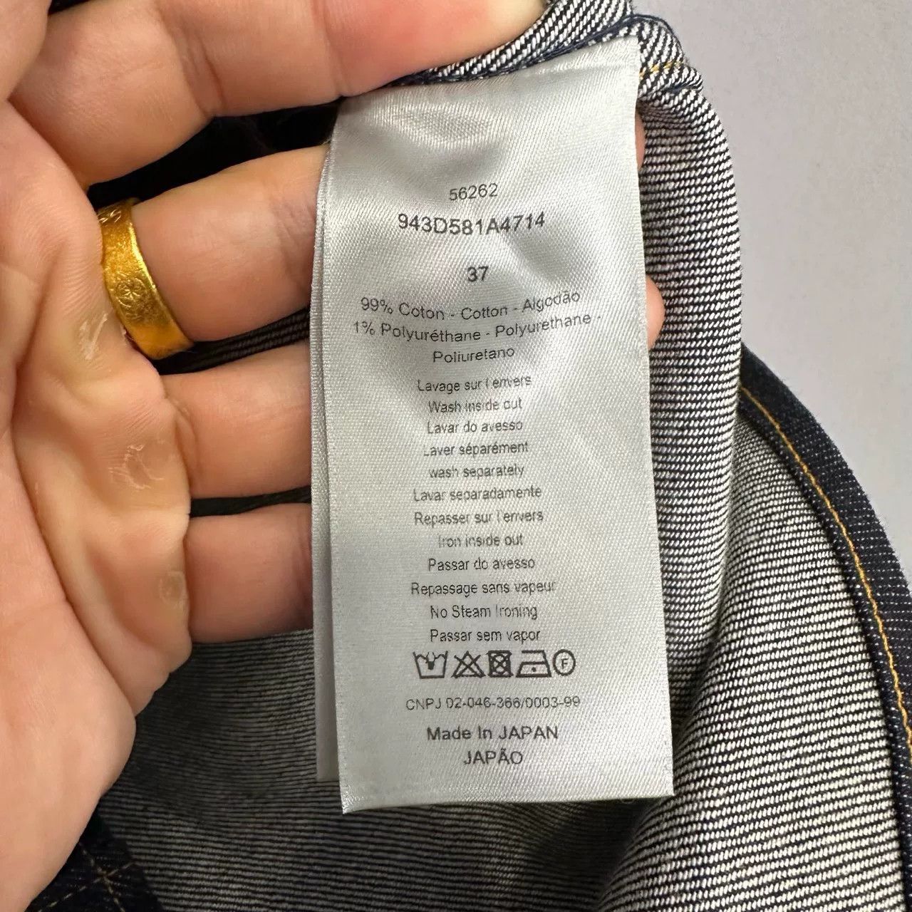 Dior Dior Denim Shirt Size S Size US S / EU 44-46 / 1 - 5 Thumbnail