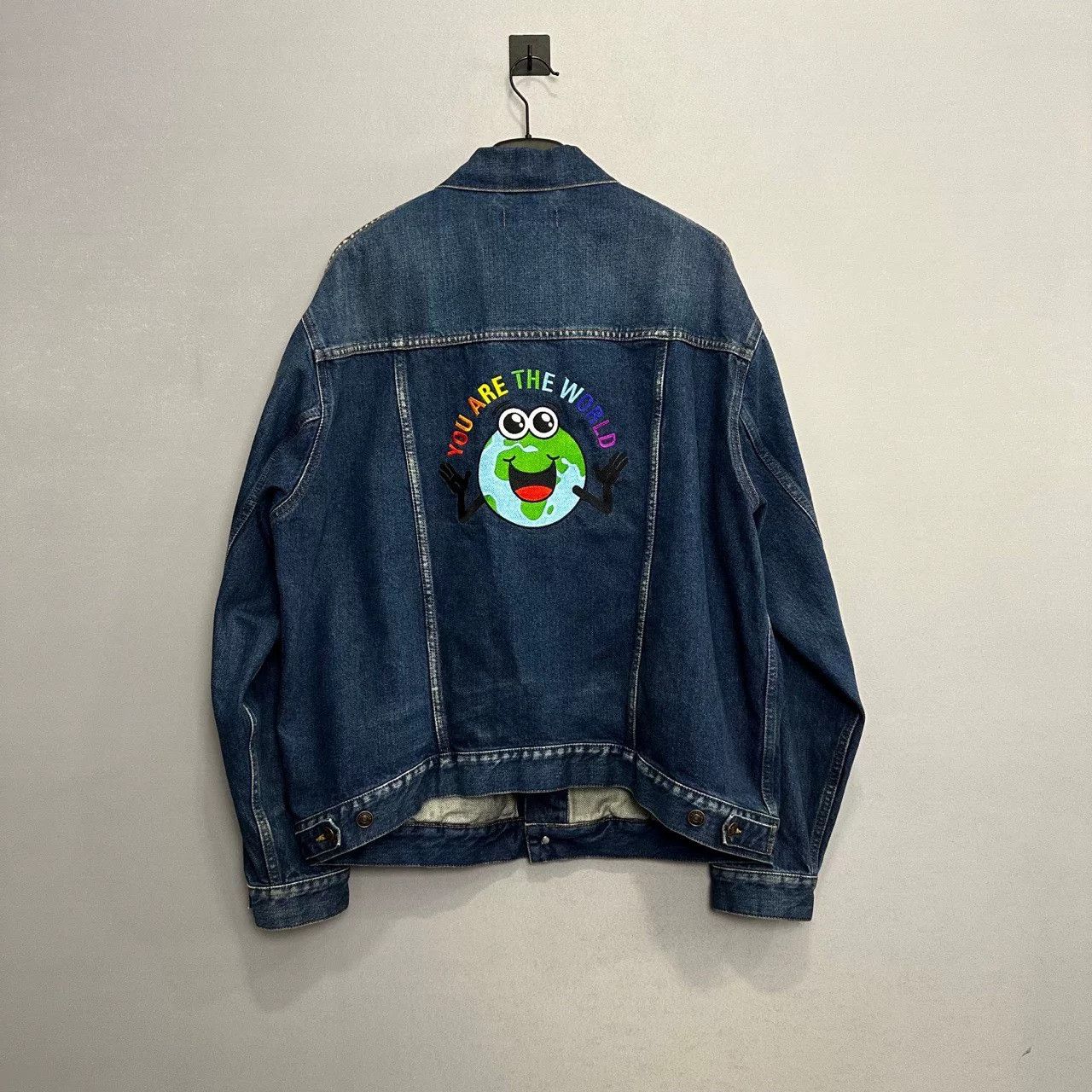 Balenciaga Balenciaga You Are The World Denim Jacket Size 36 Size XS / US 0-2 / IT 36-38 - 3 Thumbnail