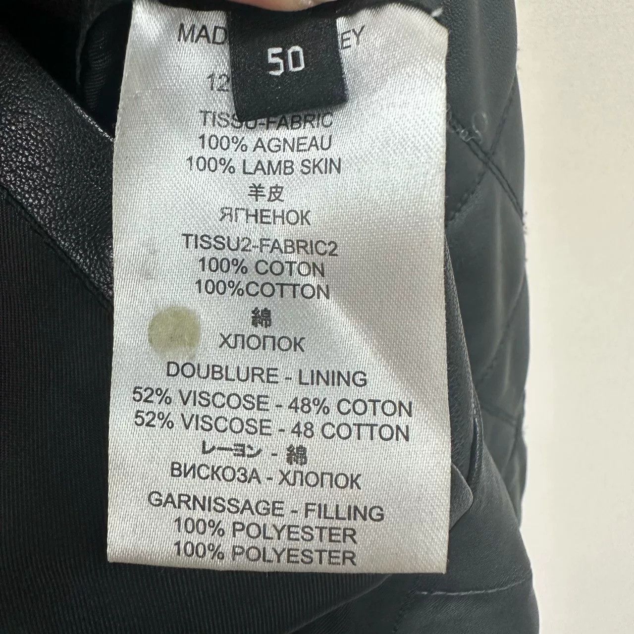 Givenchy Givenchy Quilted Leather Sleeve Hoodie Size M Size US M / EU 48-50 / 2 - 5 Thumbnail