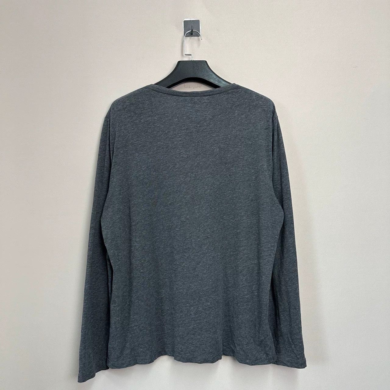 Burberry Burberry Gray Logo Long Sleeve T-Shirt Size XXL Size US XXL / EU 58 / 5 - 3 Thumbnail