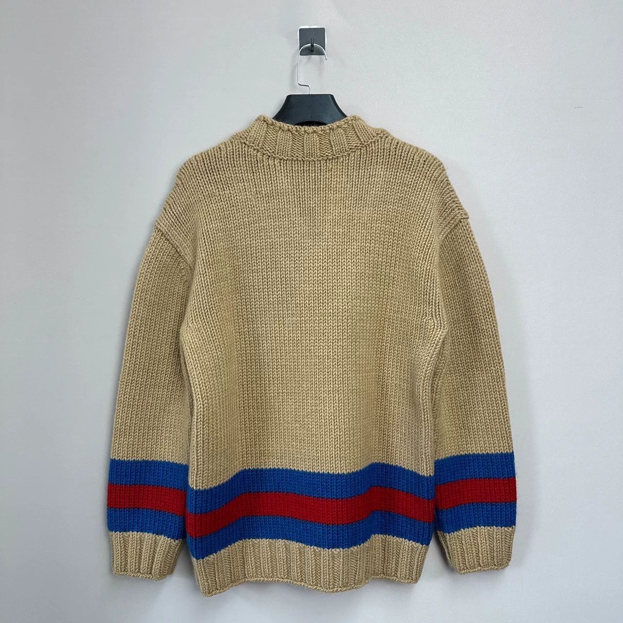 Gucci Gucci Stripe V-Neck Sweater Size L Size US L / EU 52-54 / 3 - 3 Thumbnail