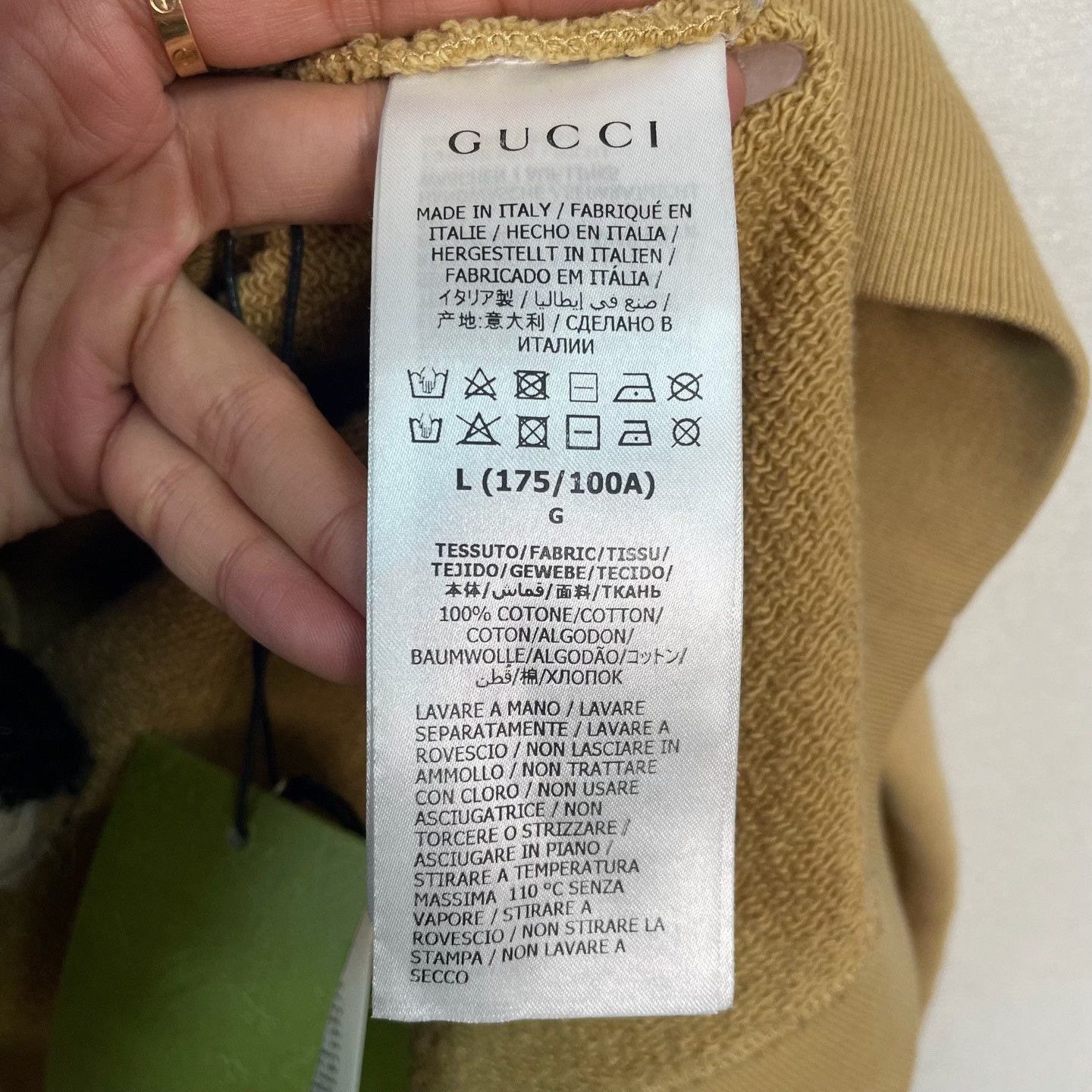 Gucci Gucci 1921 Logo Sweatshirt Size L Size US L / EU 52-54 / 3 - 4 Thumbnail
