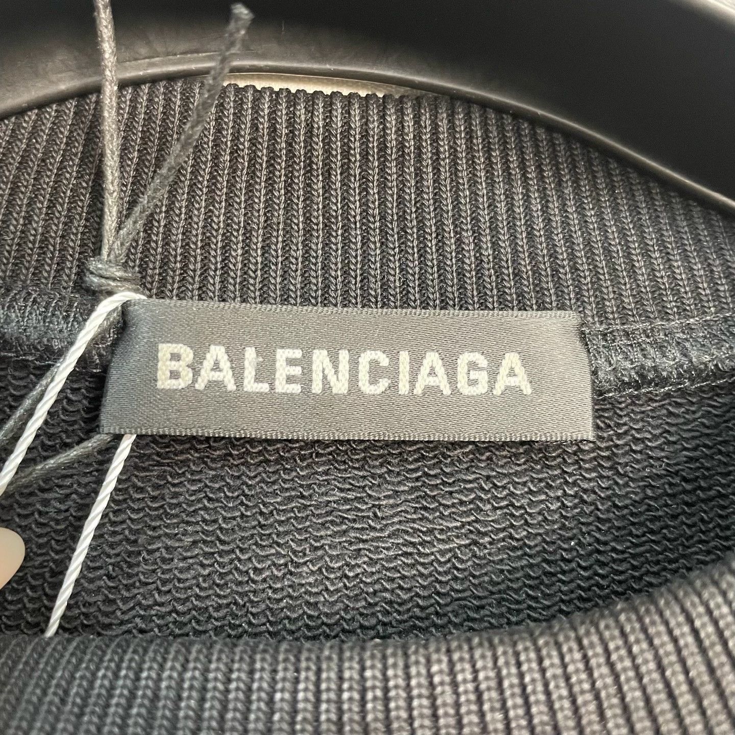 Balenciaga Balenciaga Wave Logo Sweatshirt Black Size S Size US S / EU 44-46 / 1 - 4 Thumbnail