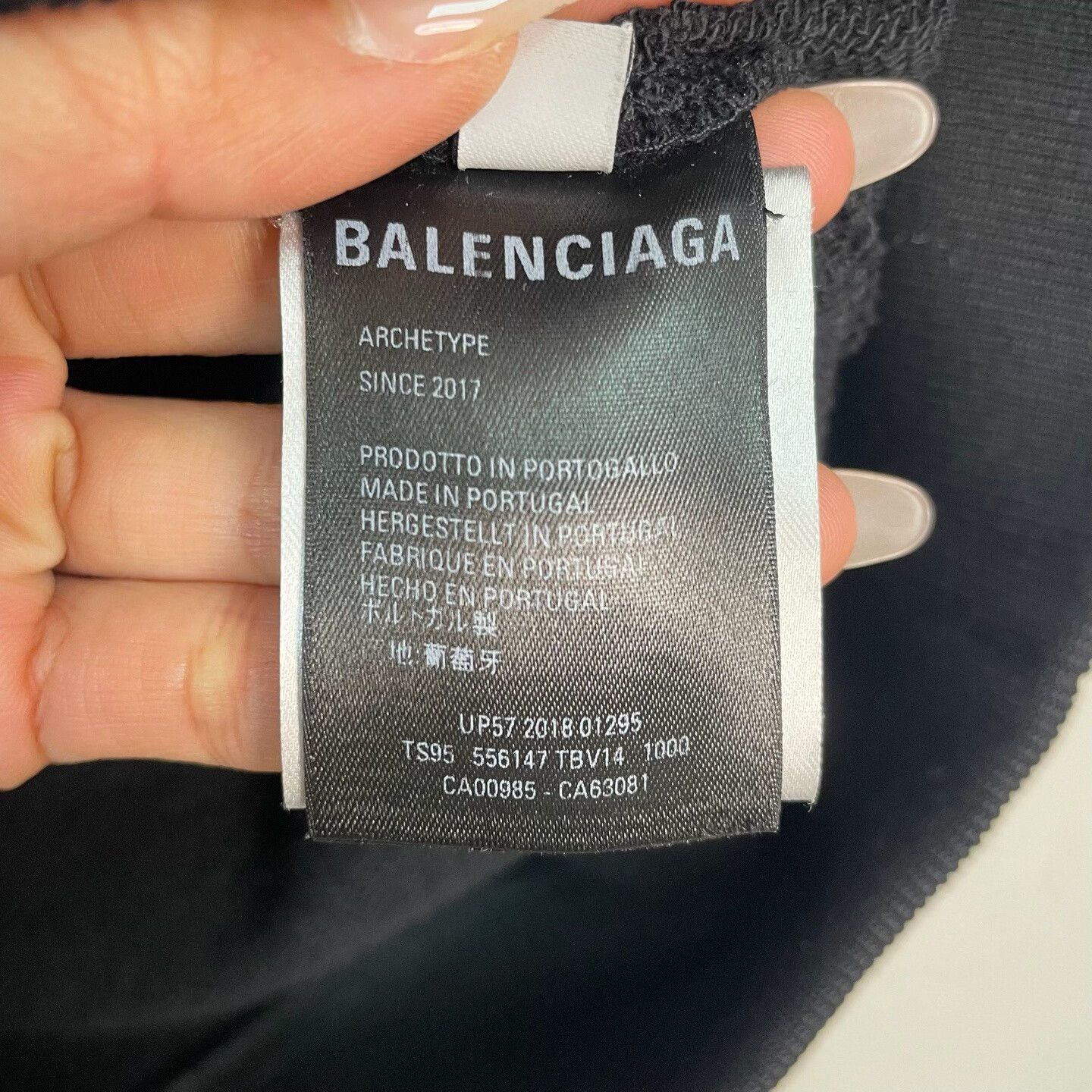 Balenciaga Balenciaga Wave Logo Sweatshirt Black Size S Size US S / EU 44-46 / 1 - 5 Thumbnail