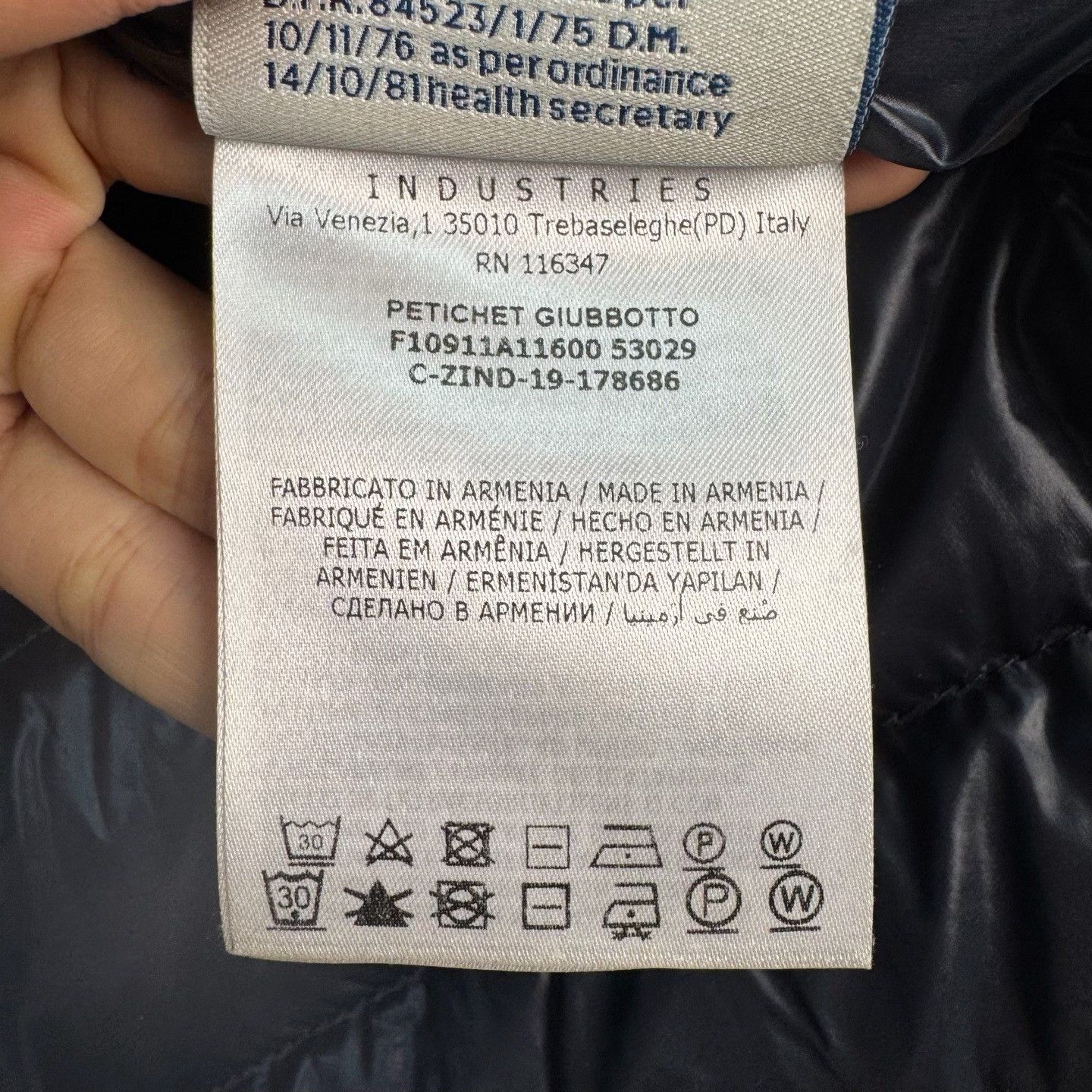 Moncler Moncler Logo Puffer Jacket Size M Size US M / EU 48-50 / 2 - 4 Thumbnail