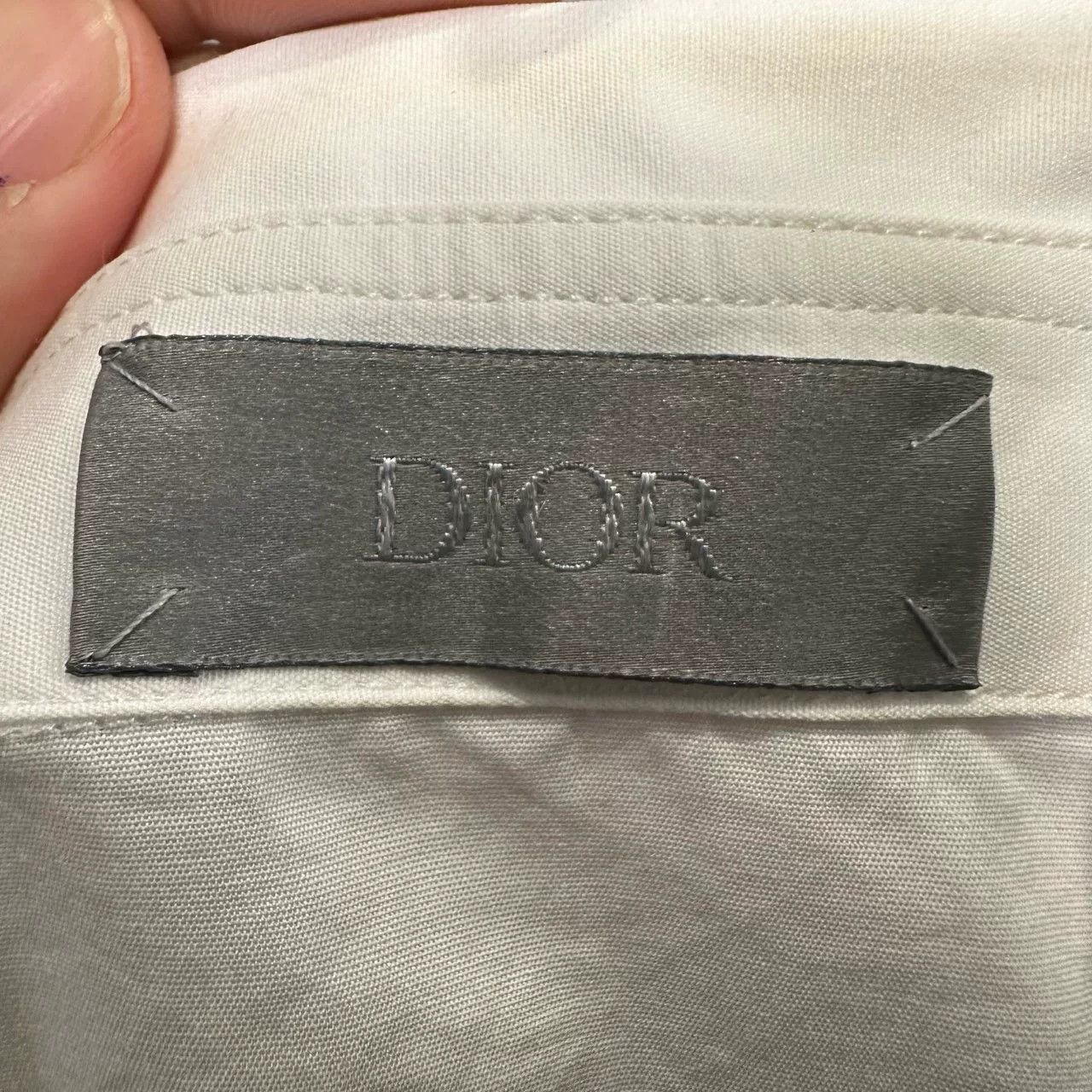 Dior Dior Embroidered Logo Shirt Size S Size US S / EU 44-46 / 1 - 4 Thumbnail