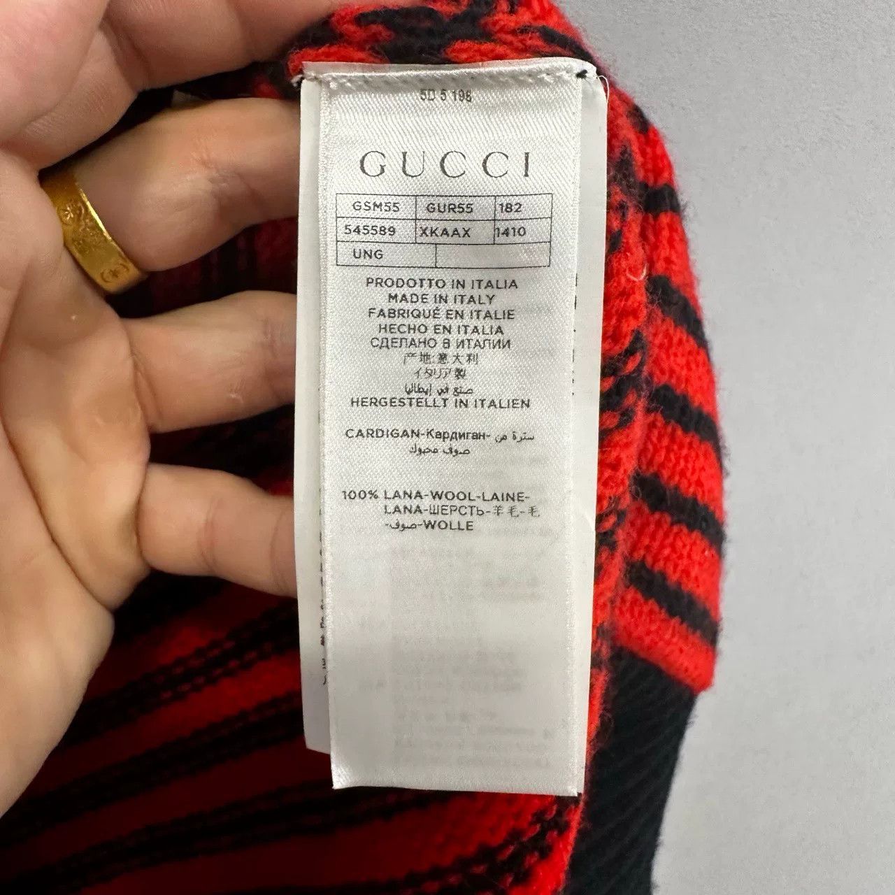 Gucci Gucci Bee Lightning Wool Cardigan XS Size US XS / EU 42 / 0 - 4 Thumbnail