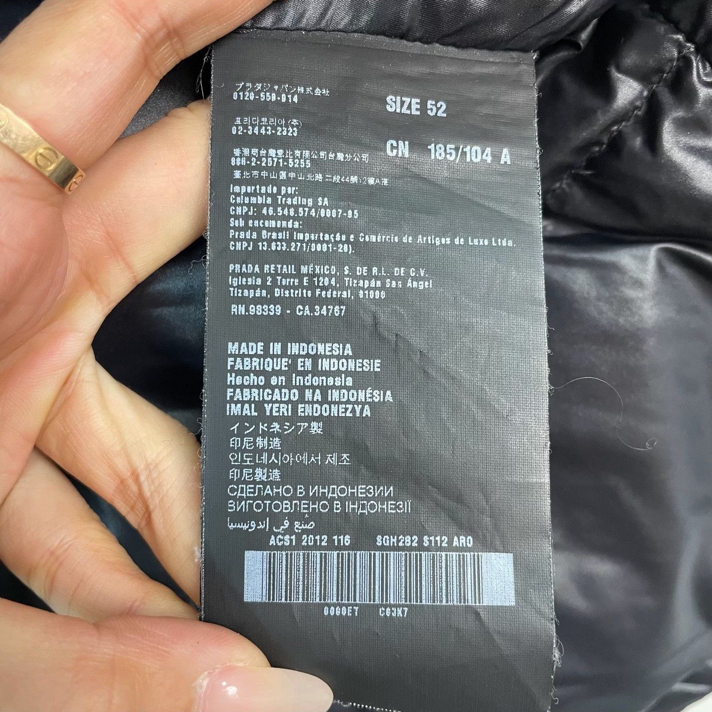 Prada Prada Down Puffer Vest Size 52 Size US L / EU 52-54 / 3 - 5 Thumbnail