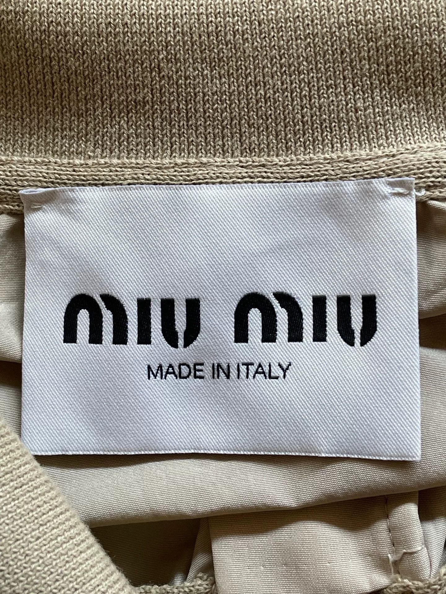 Miu Miu Miu Miu Logo Lettering Short Sleeve Dress Size 40 Size S / US 4 / IT 40 - 5 Thumbnail